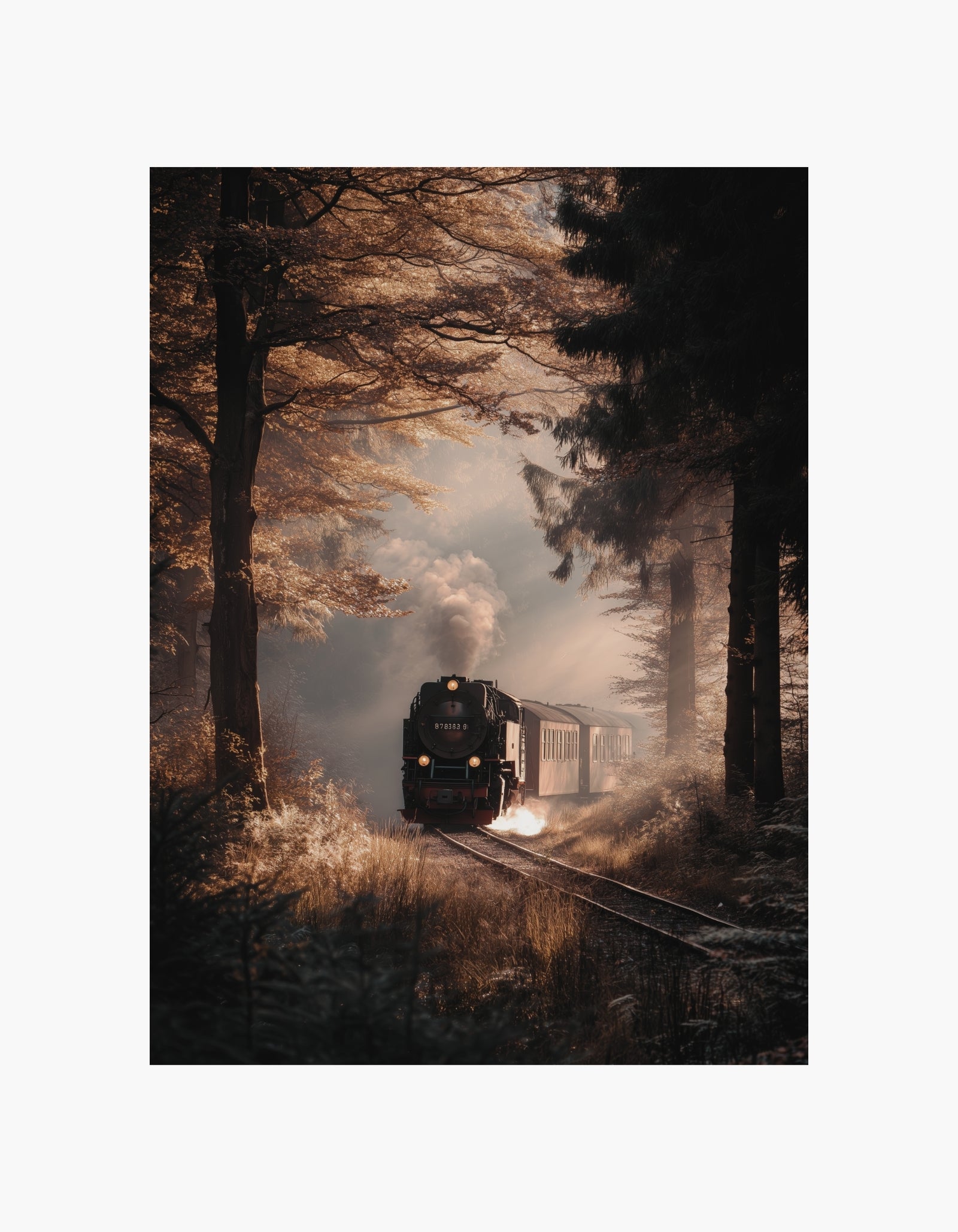 Vintage Train Poster