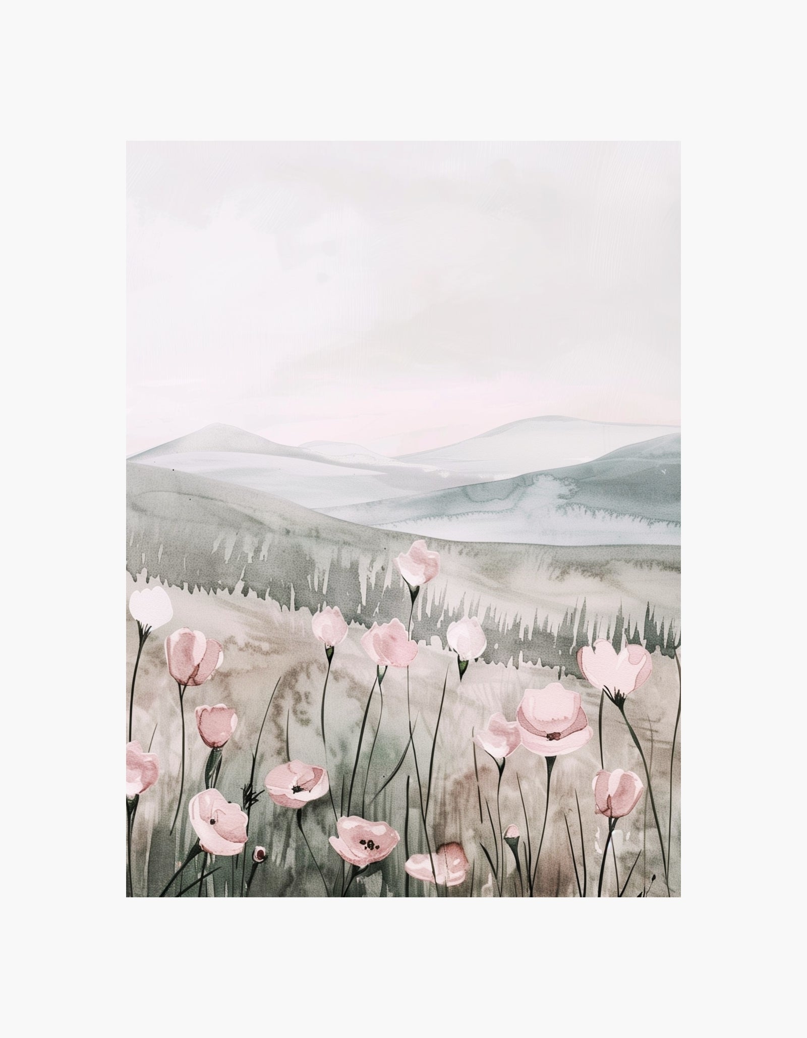 Soft Meadow Poster