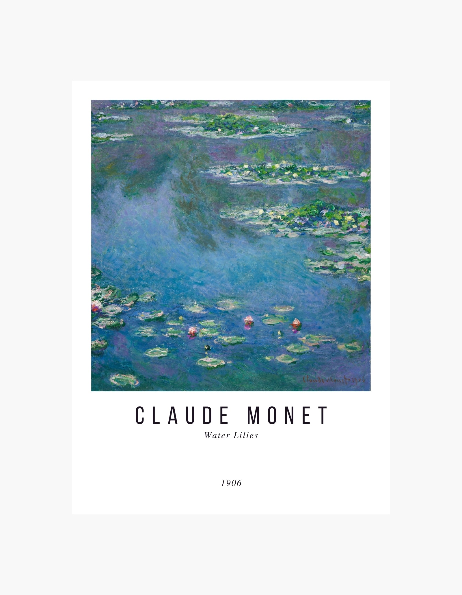 Monet Water Lilies Poster