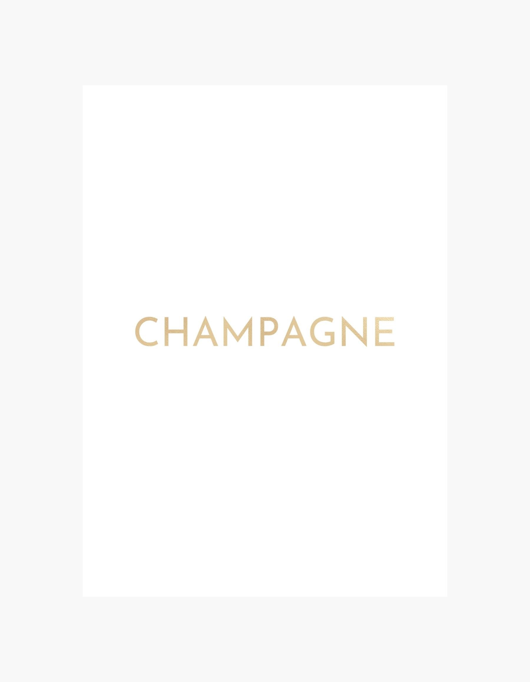 Champagne Poster