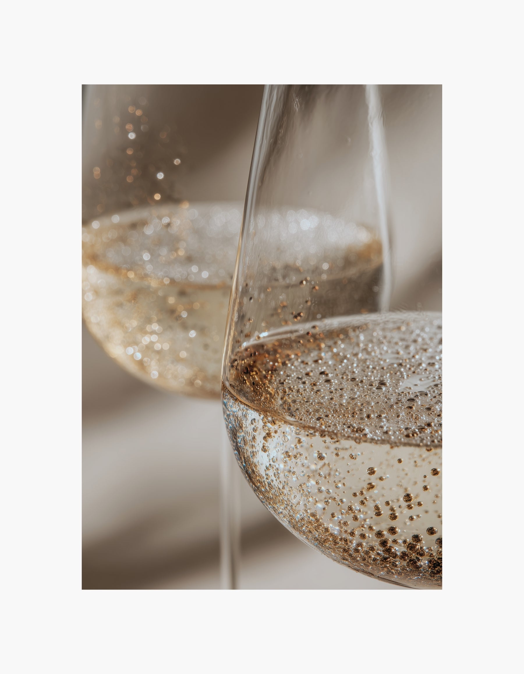 Golden Bubbles Poster