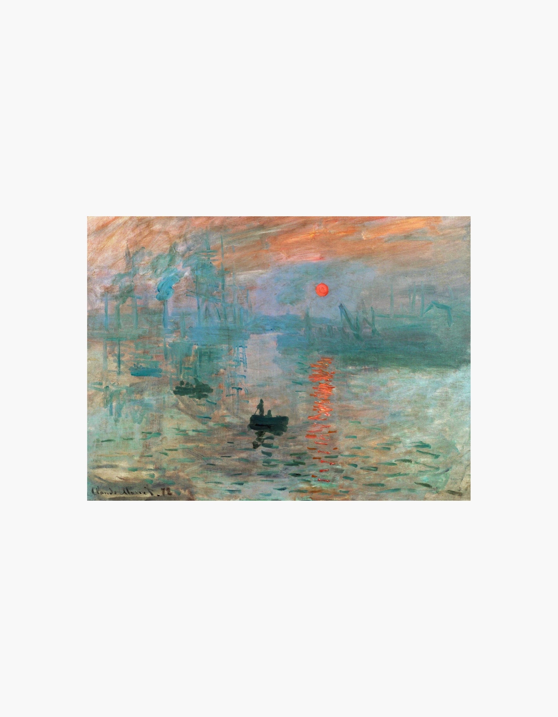 Monet Impression, Sunrise Poster