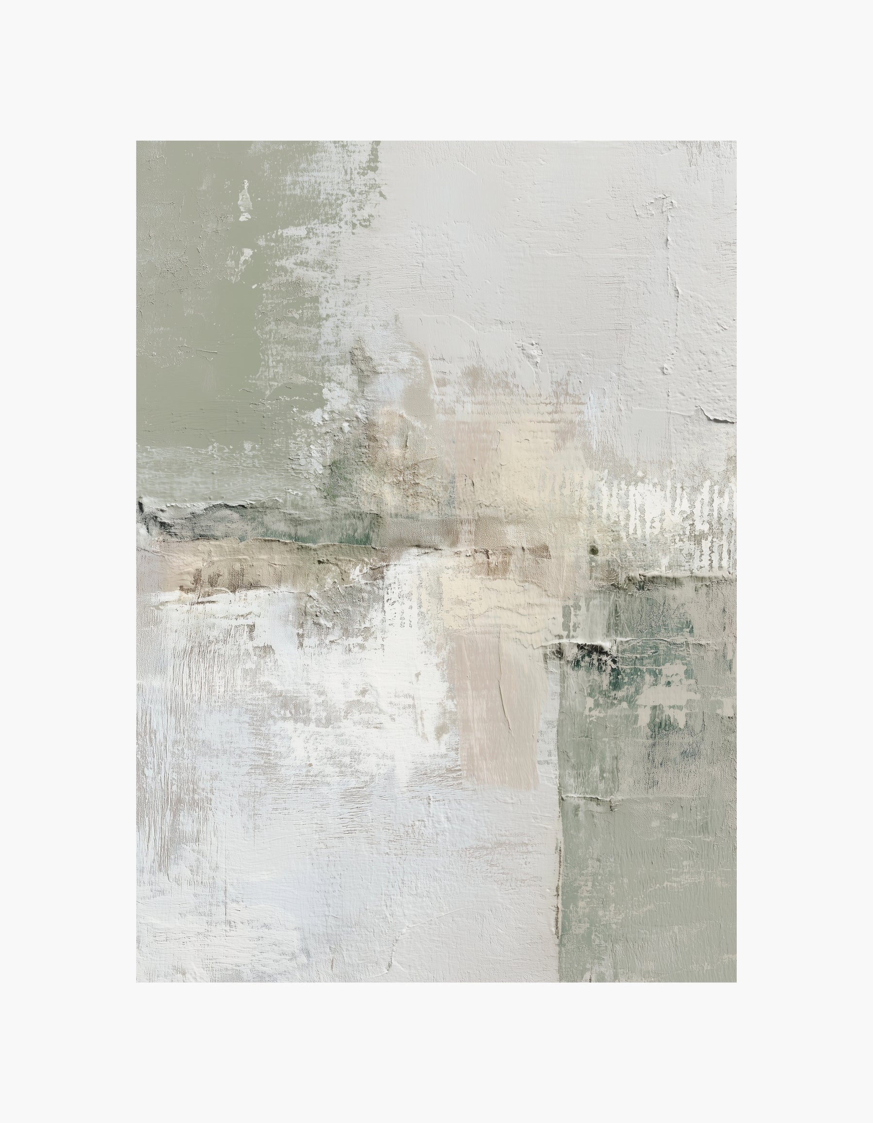 Soft Neutral Abstract Poster