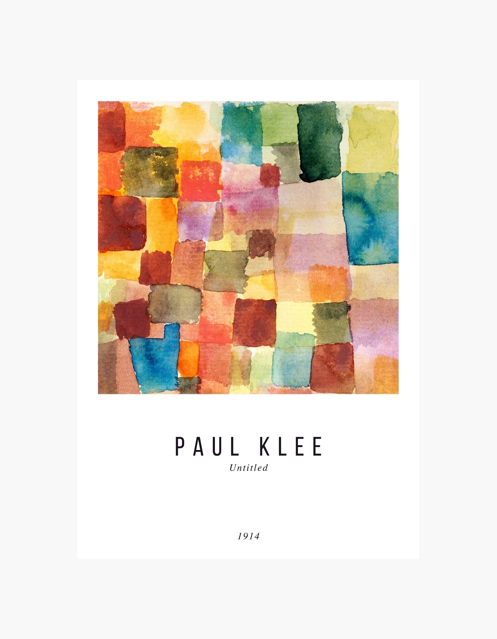 Paul Klee Untitled 1914 Poster