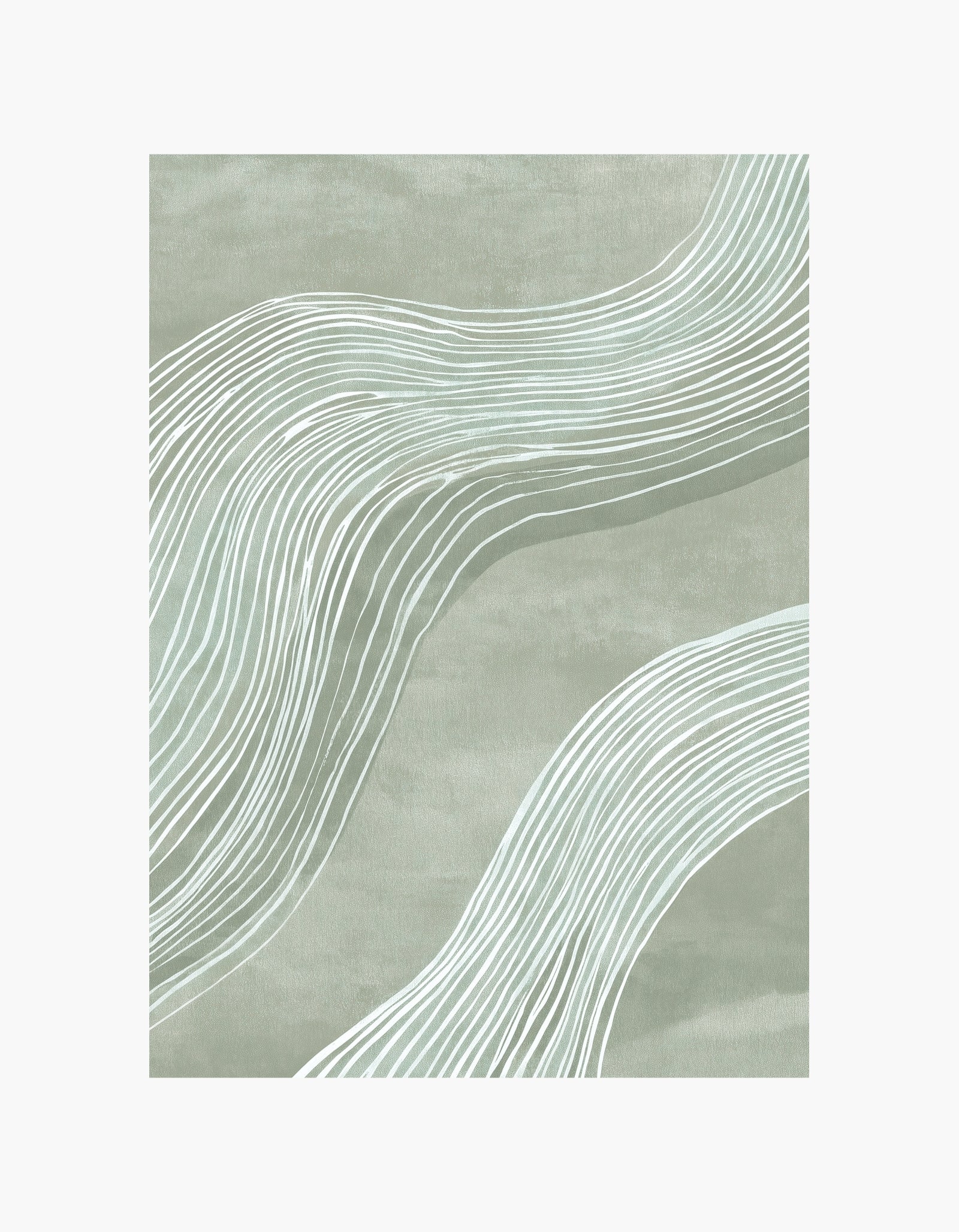 Soft Flow Lines Poster