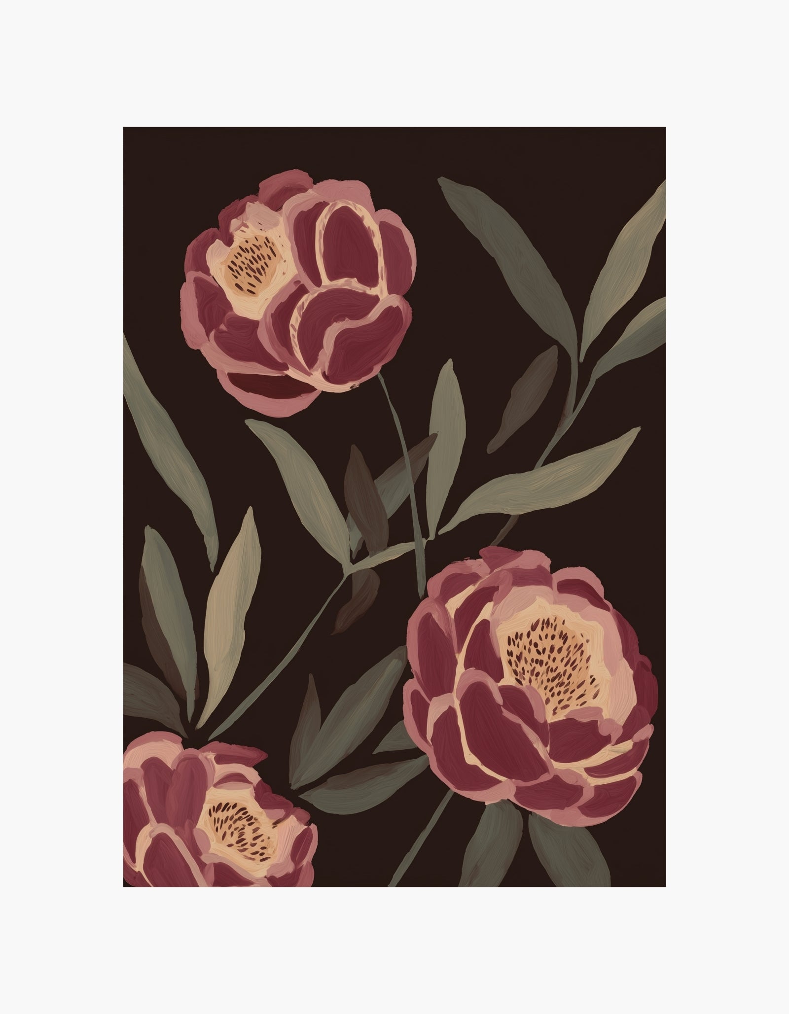 Peony Poster