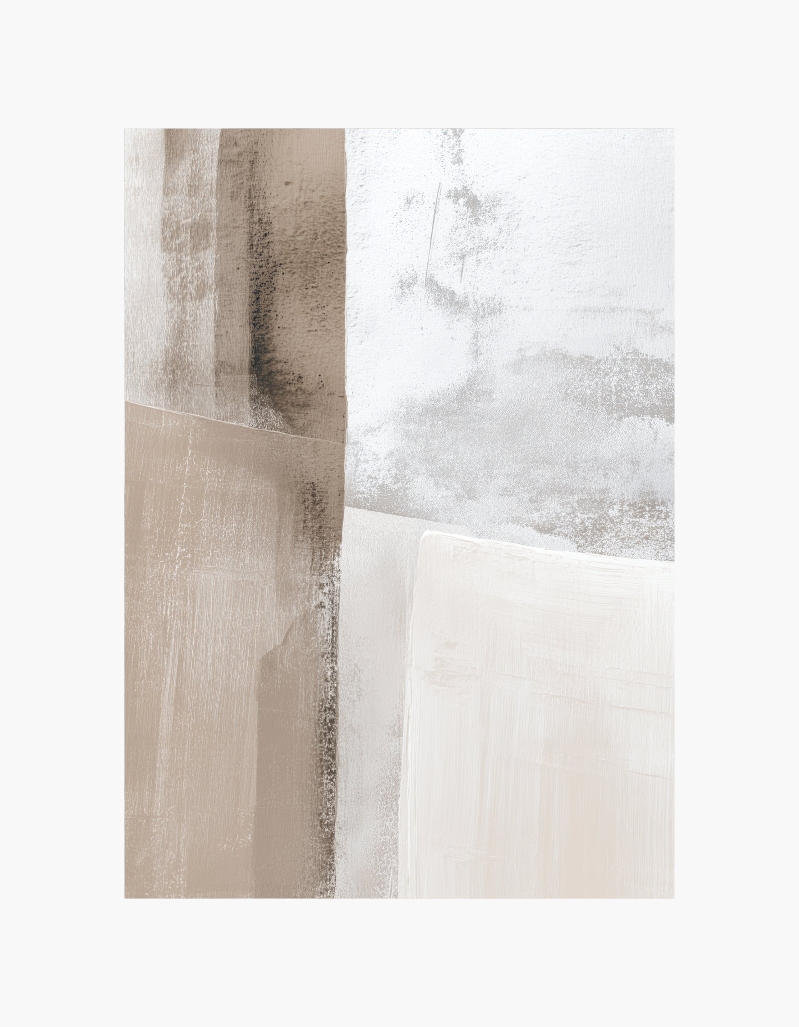 Soft Layers Neutral Poster