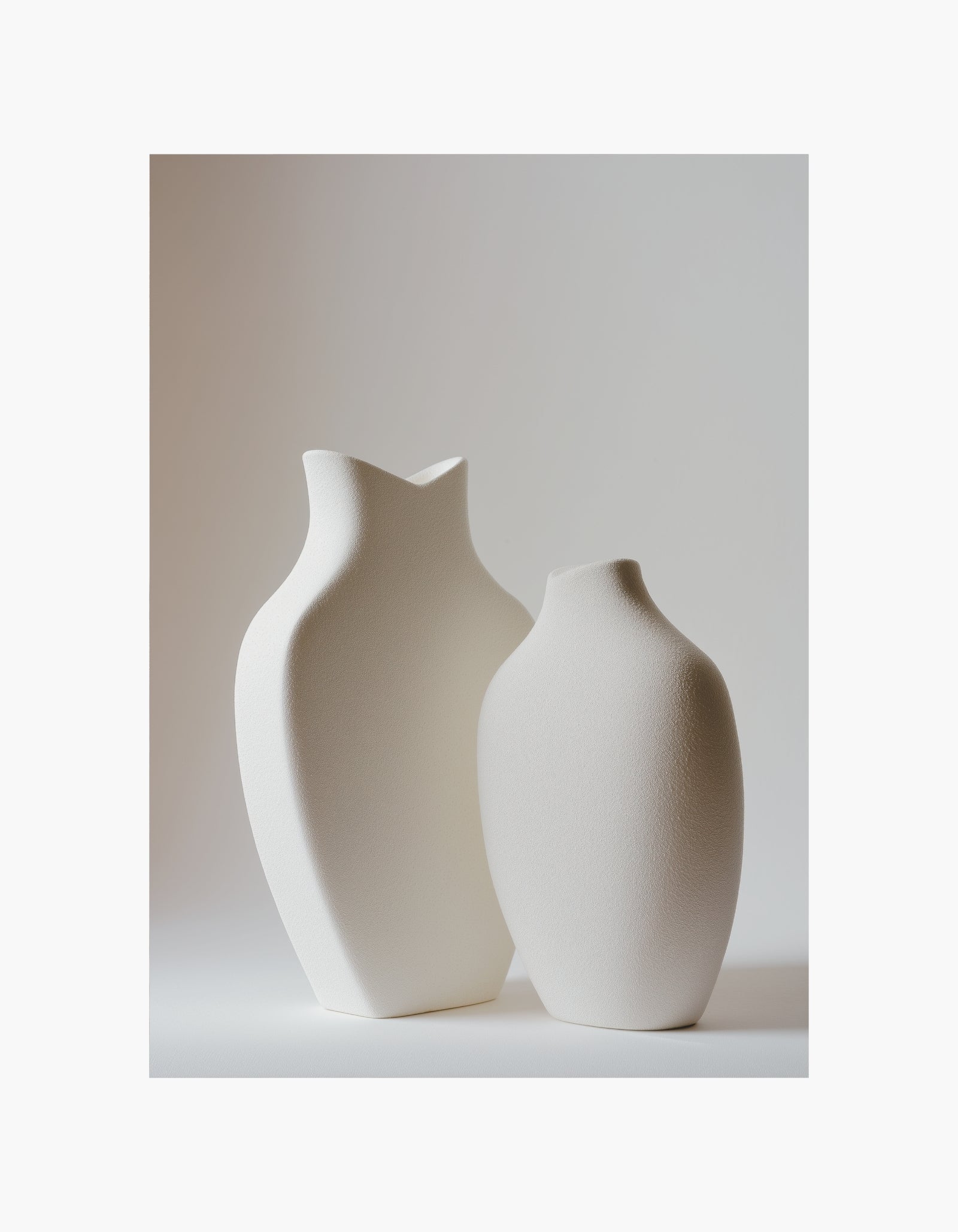 Sculptural Vases Poster
