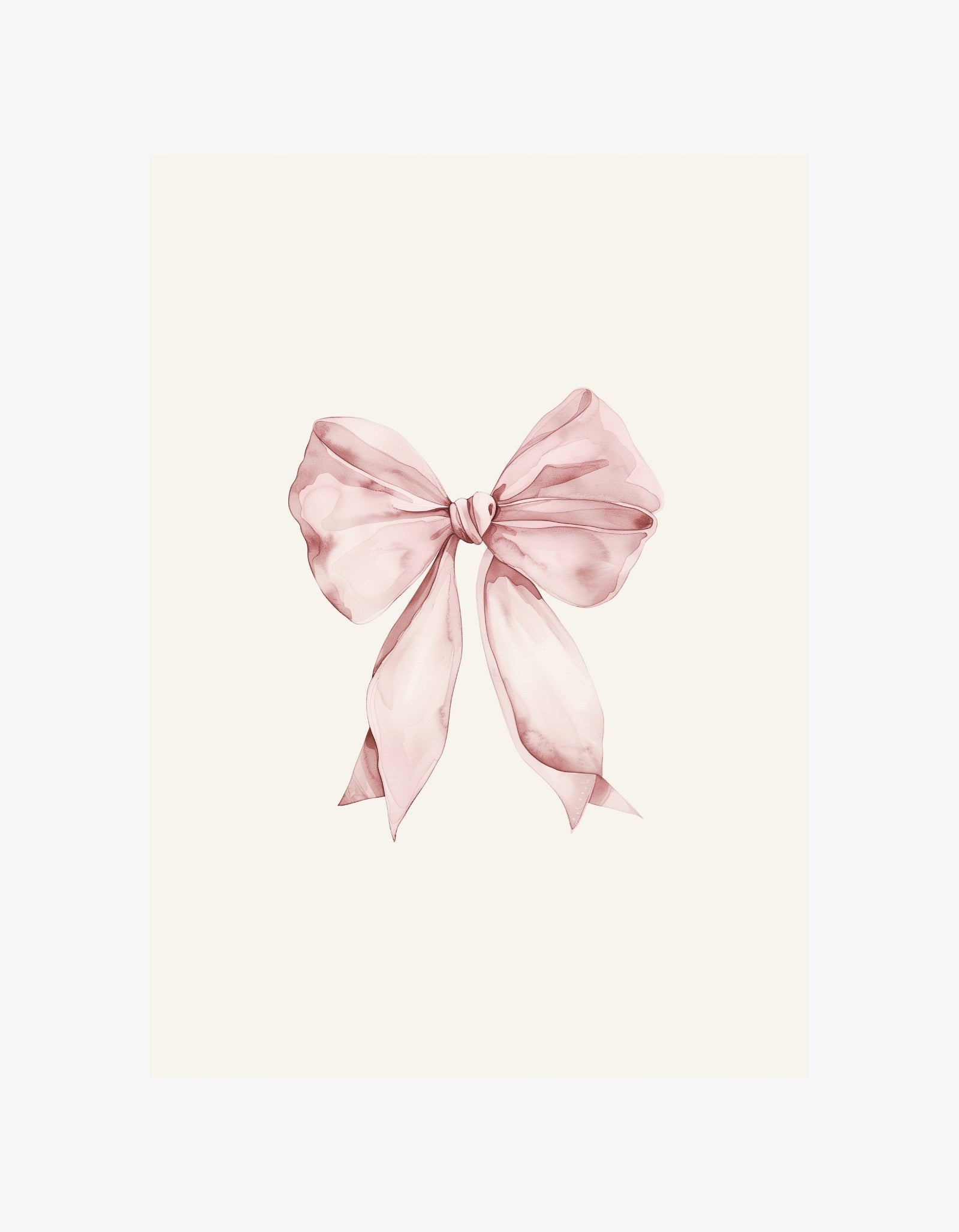 Blush Bow Poster