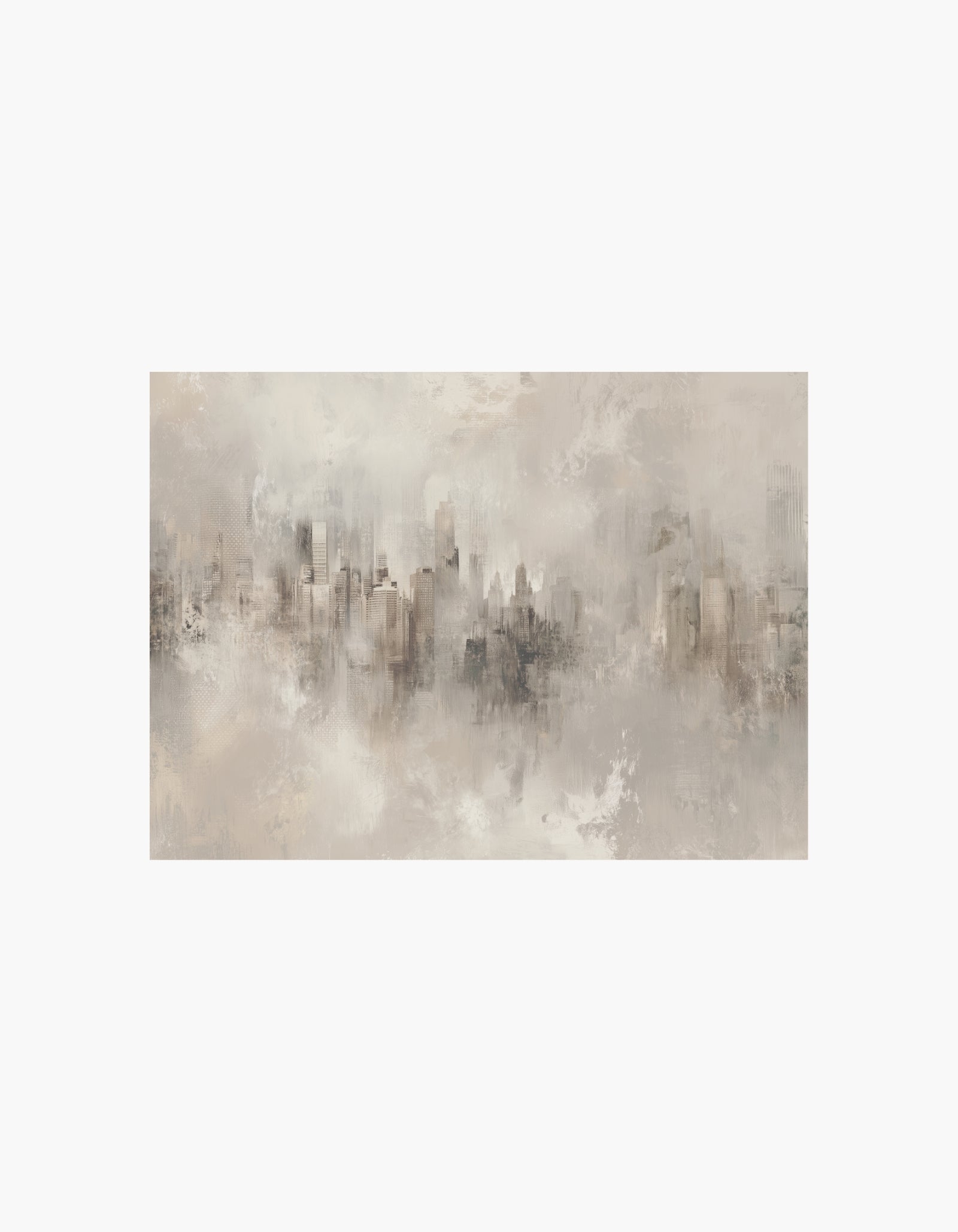 Calm Neutral Abstract Poster