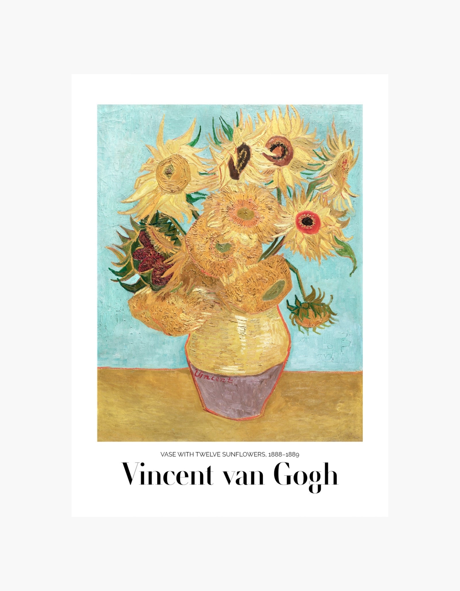 Van Gogh Sunflowers Poster