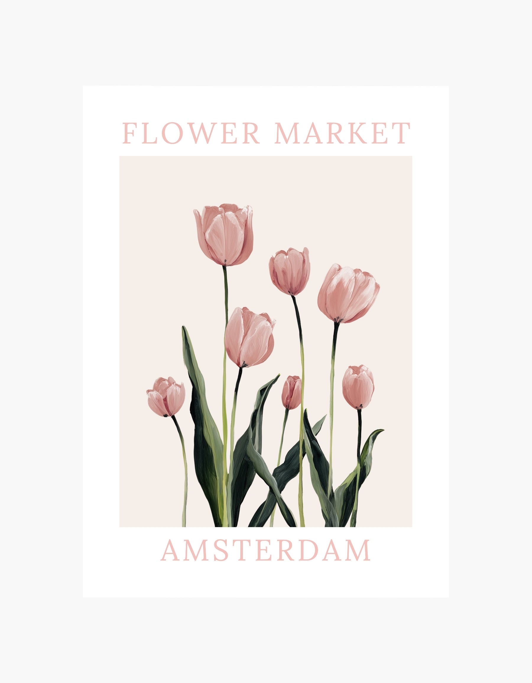 Flower Market Amsterdam Poster