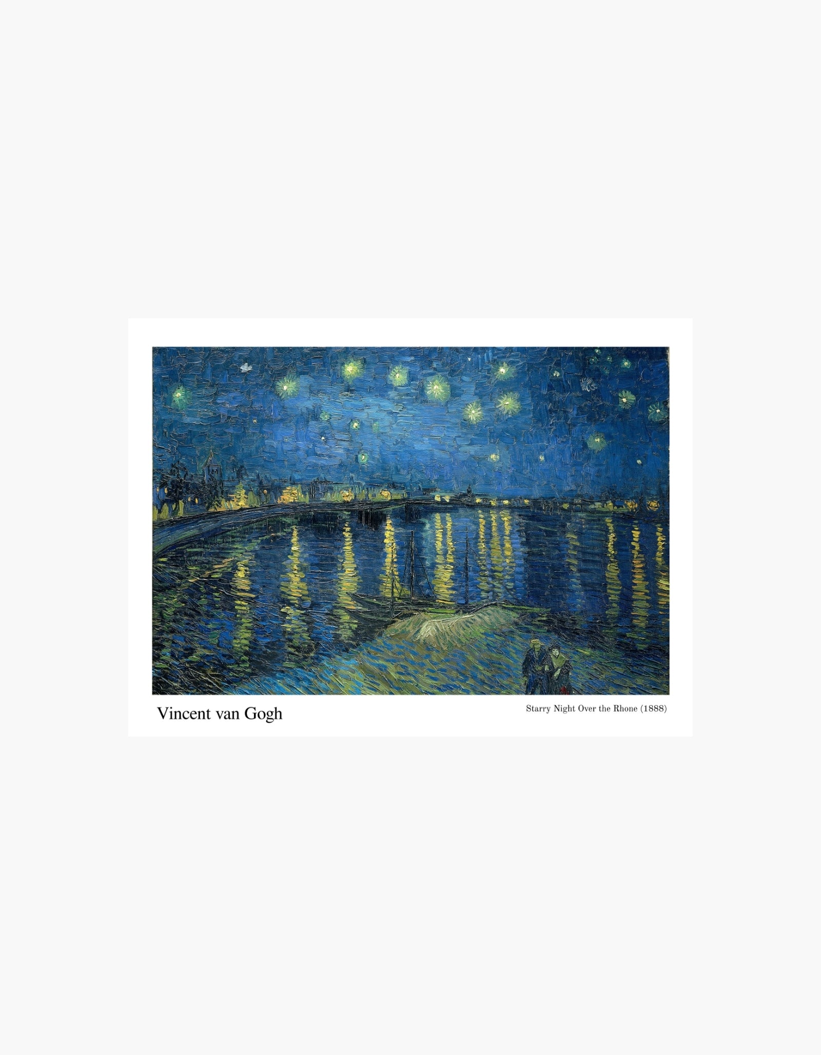 Van Gogh Starry Night Over the Rhône Poster