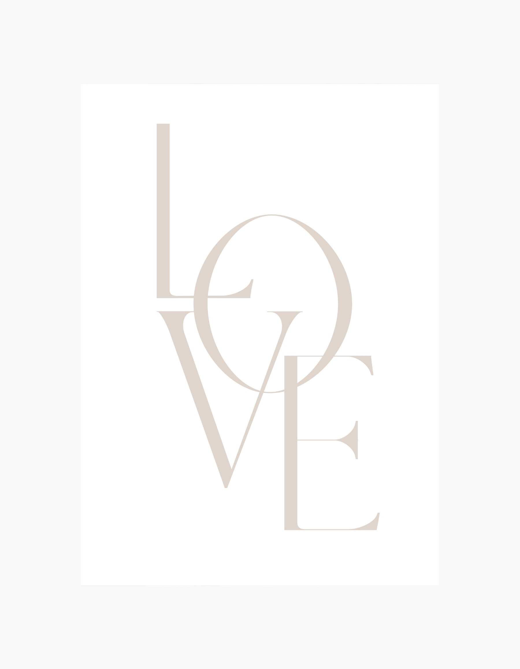Love Beige  Poster
