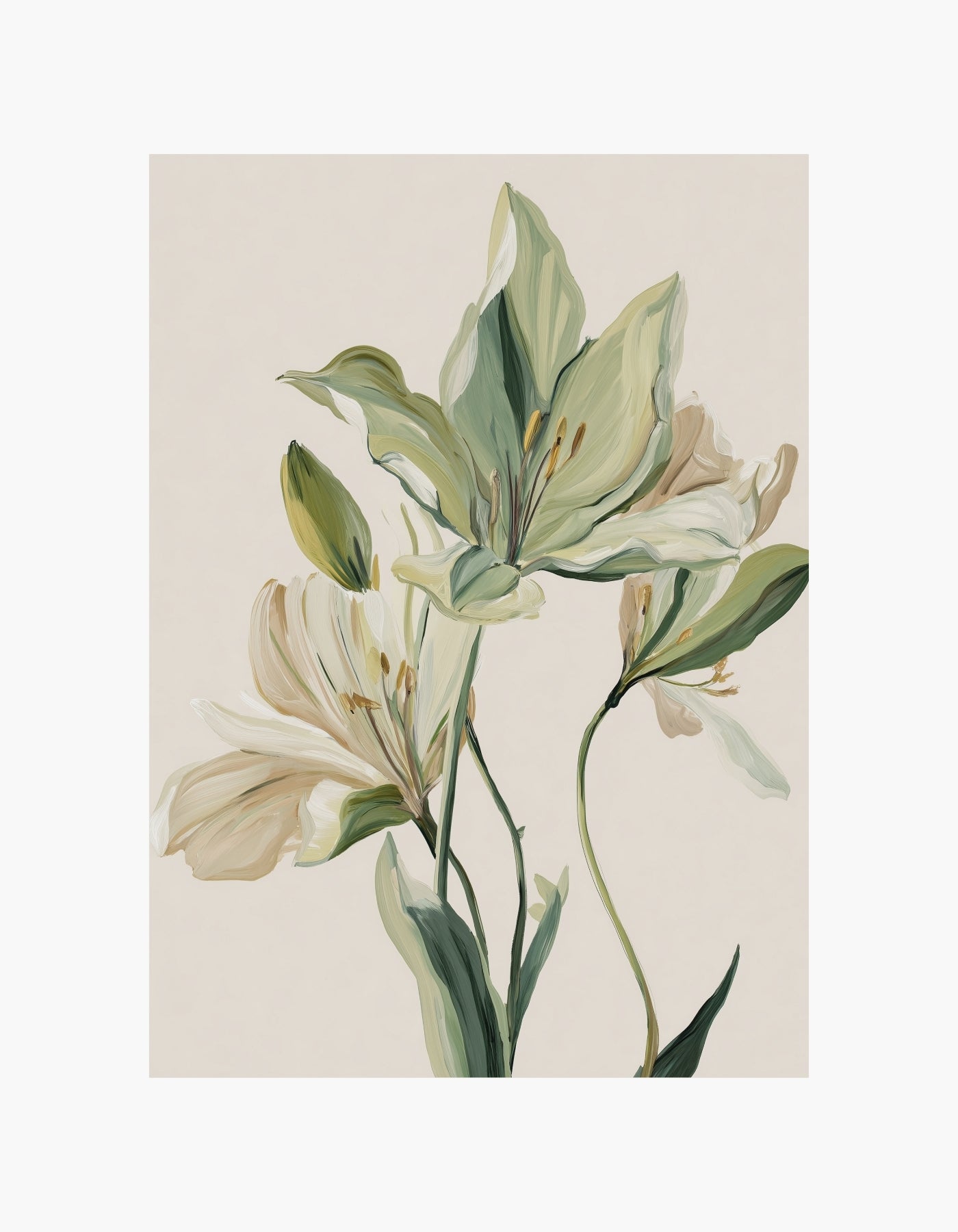 Soft Lily No. 2 Poster