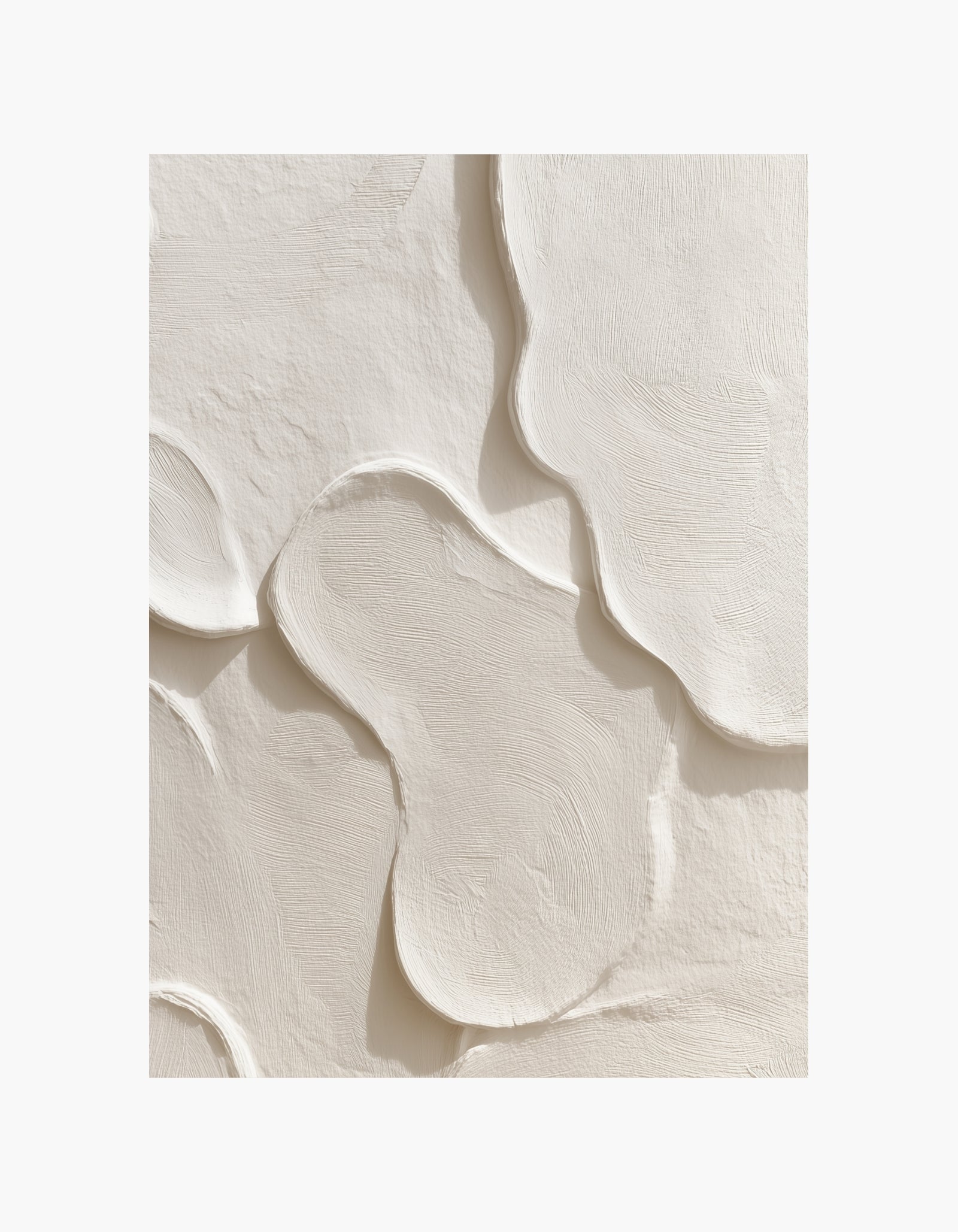 Sculpted Texture Beige Poster