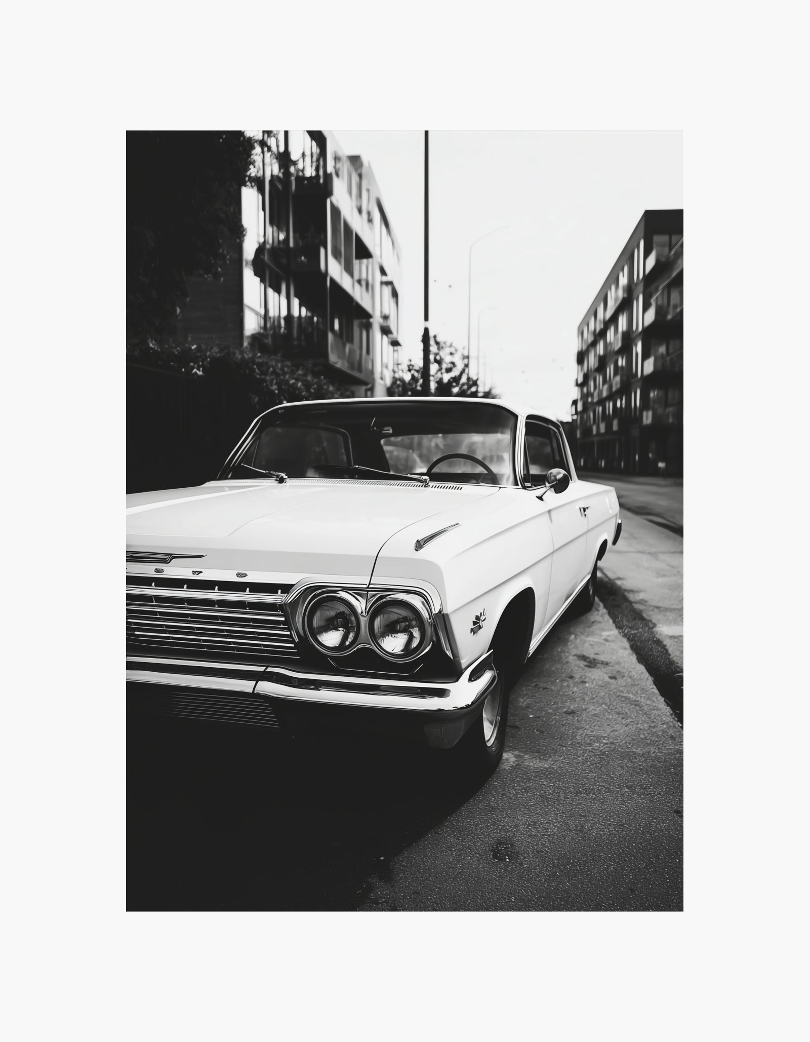 Vintage Street Car Poster