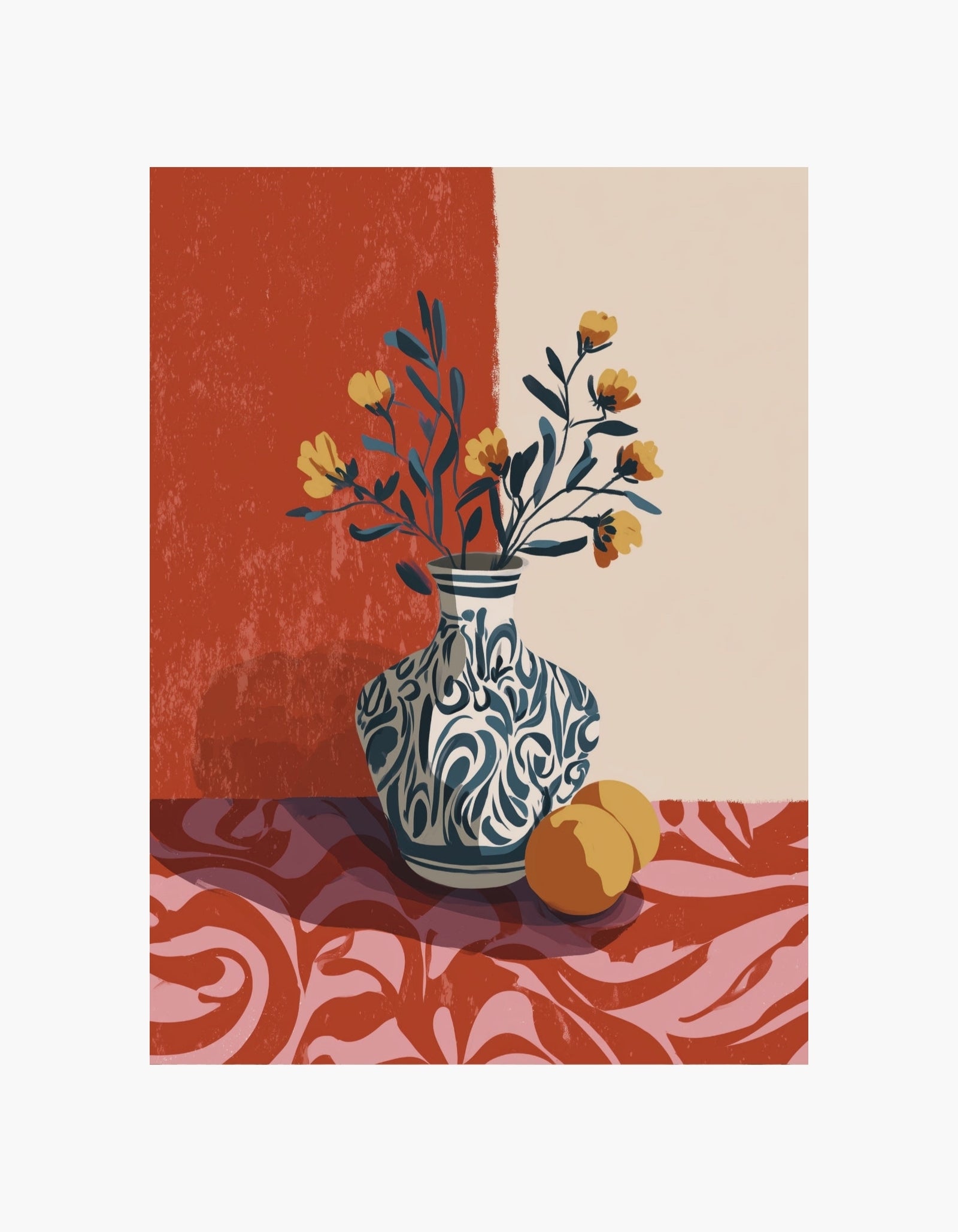 Vase with Flowers Poster