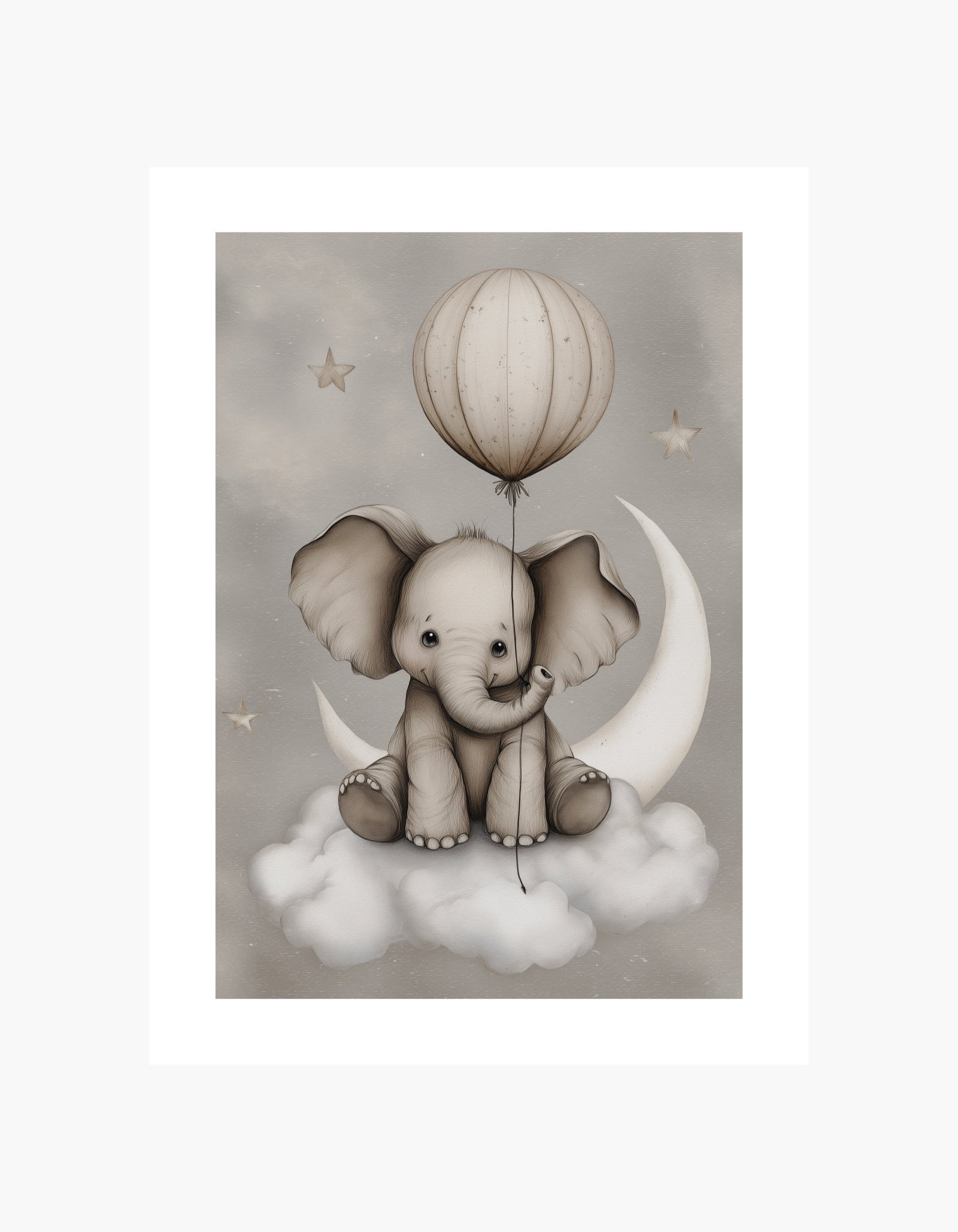 Baby Elephant Poster