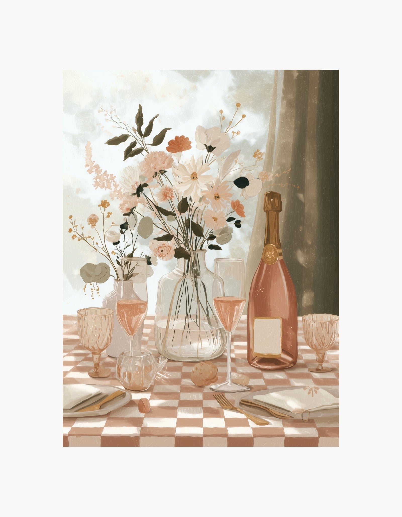 Rosé Afternoon Poster