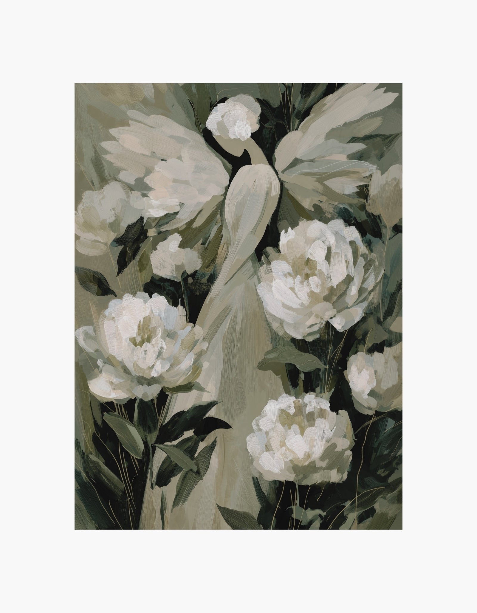 Abstract Angel Woman Poster