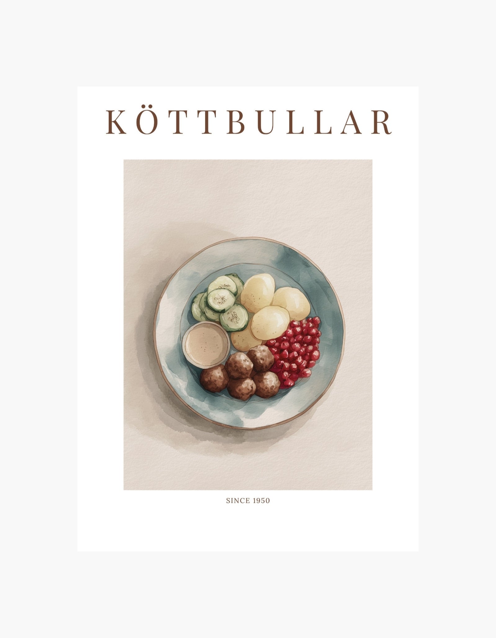 Köttbullar Poster