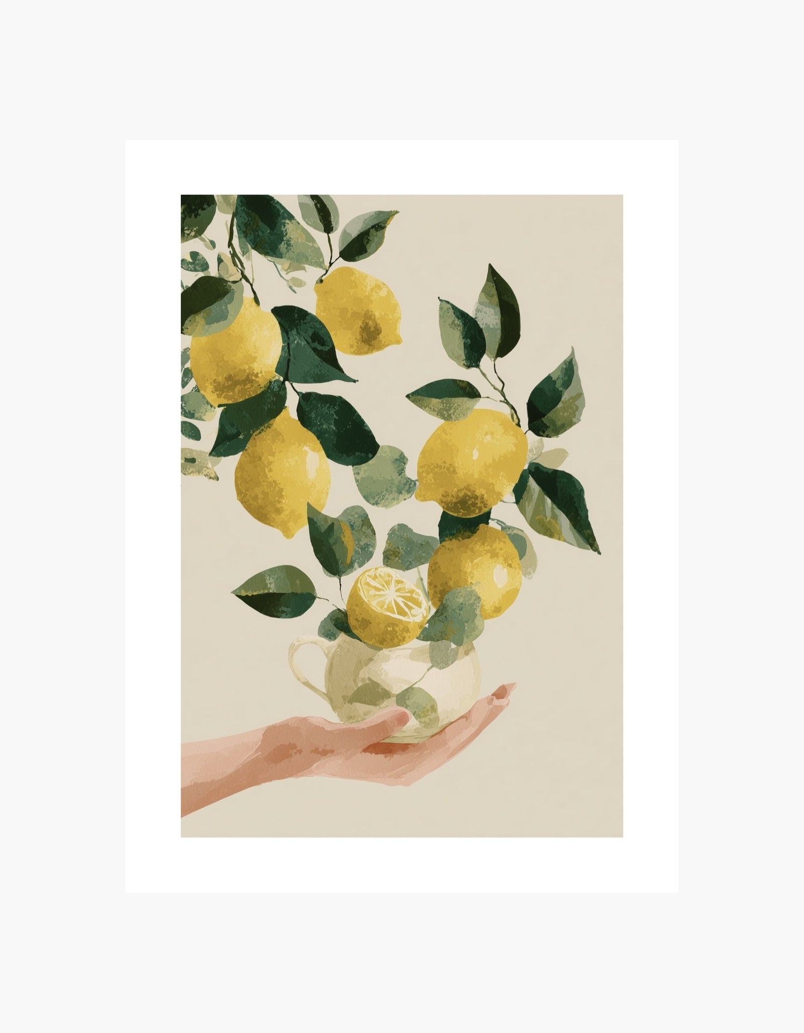 Lemon Cup Poster