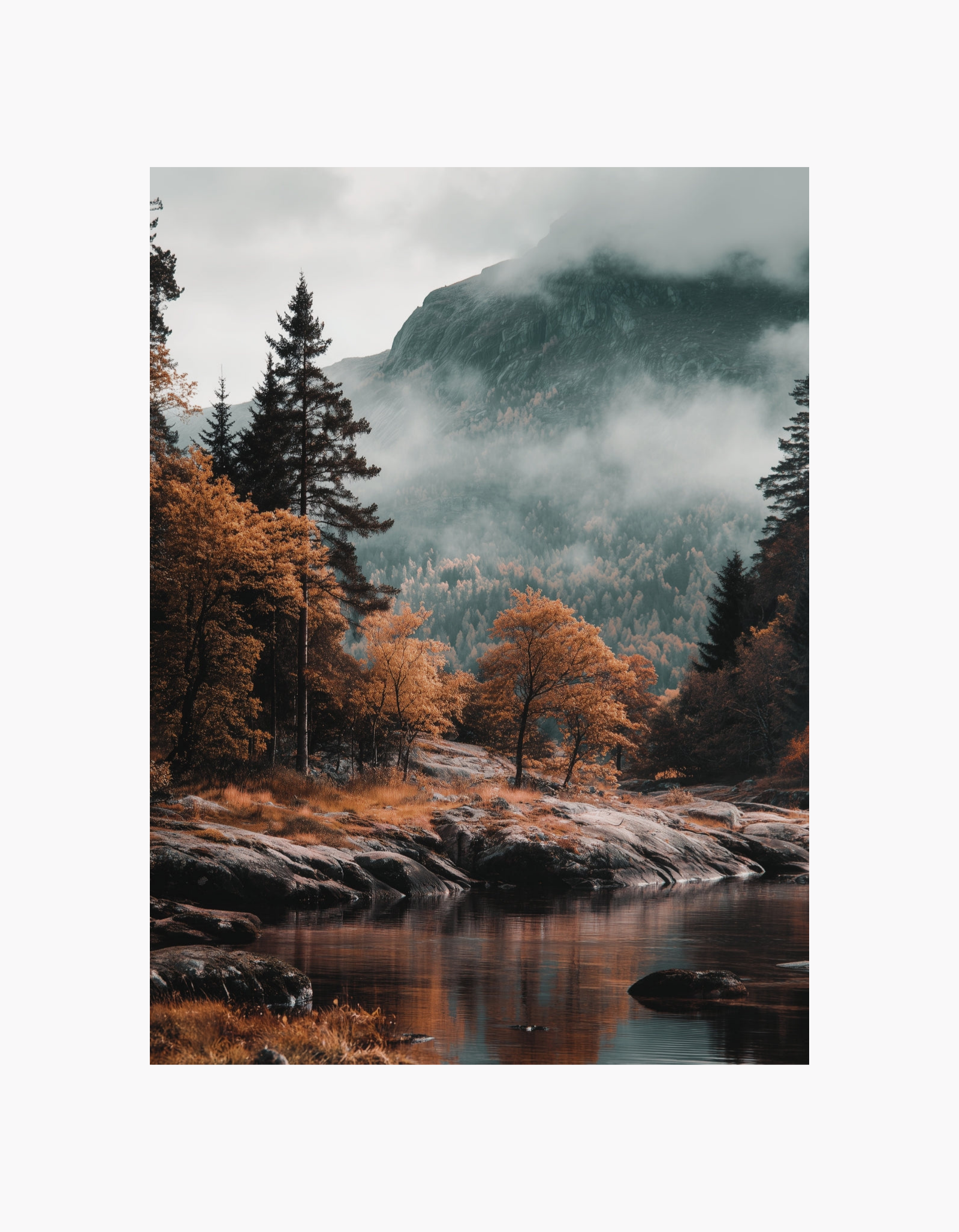 Mountain Lake Poster