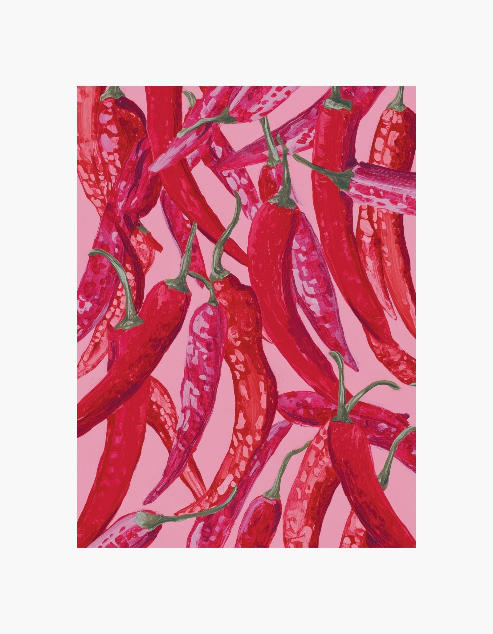 Hot Peppers Poster