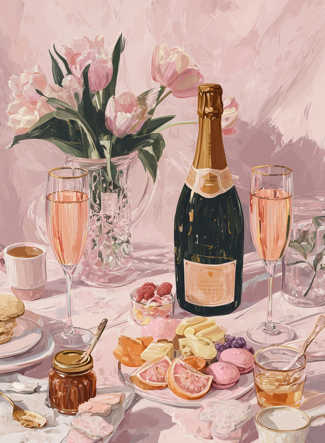 Pink Brunch Poster
