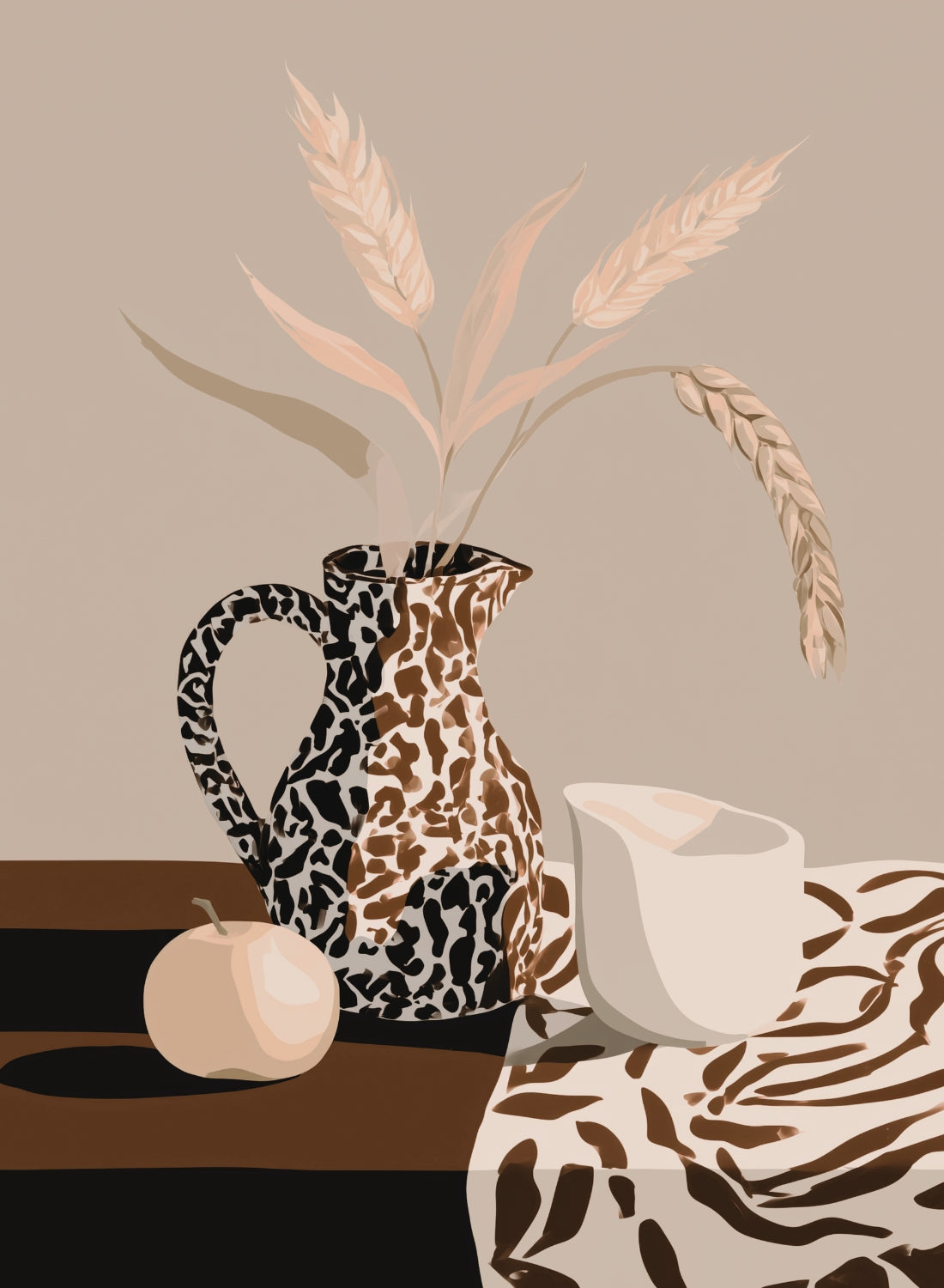 Rustic Still Life Poster