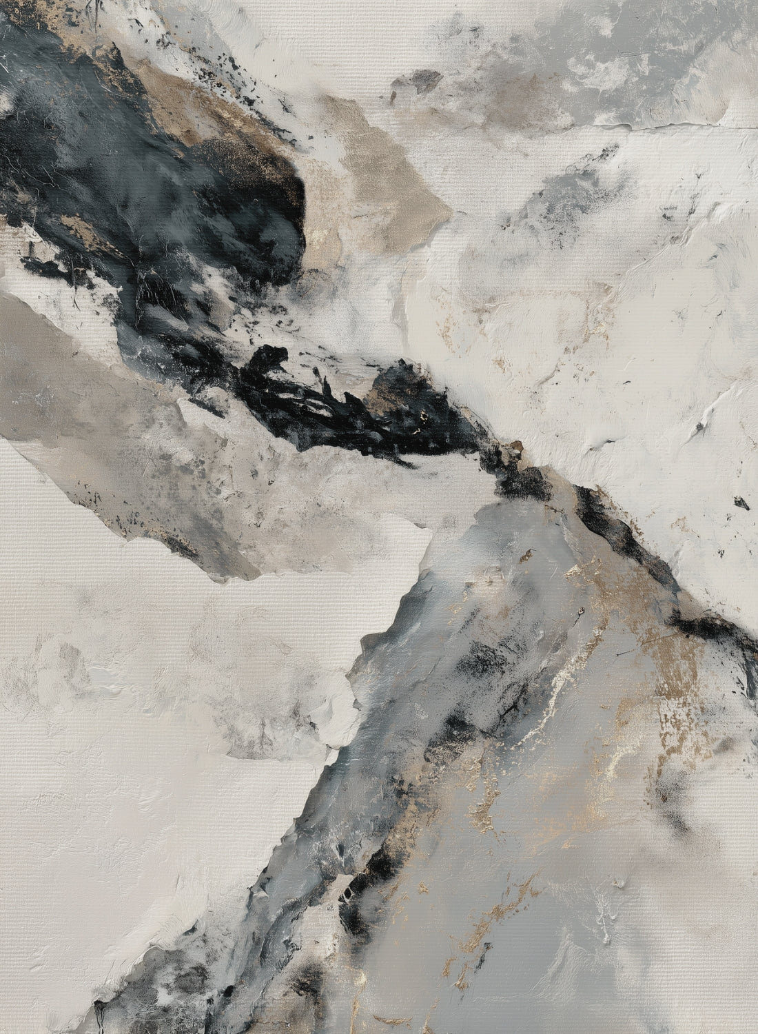 Soft Earth Abstract Poster