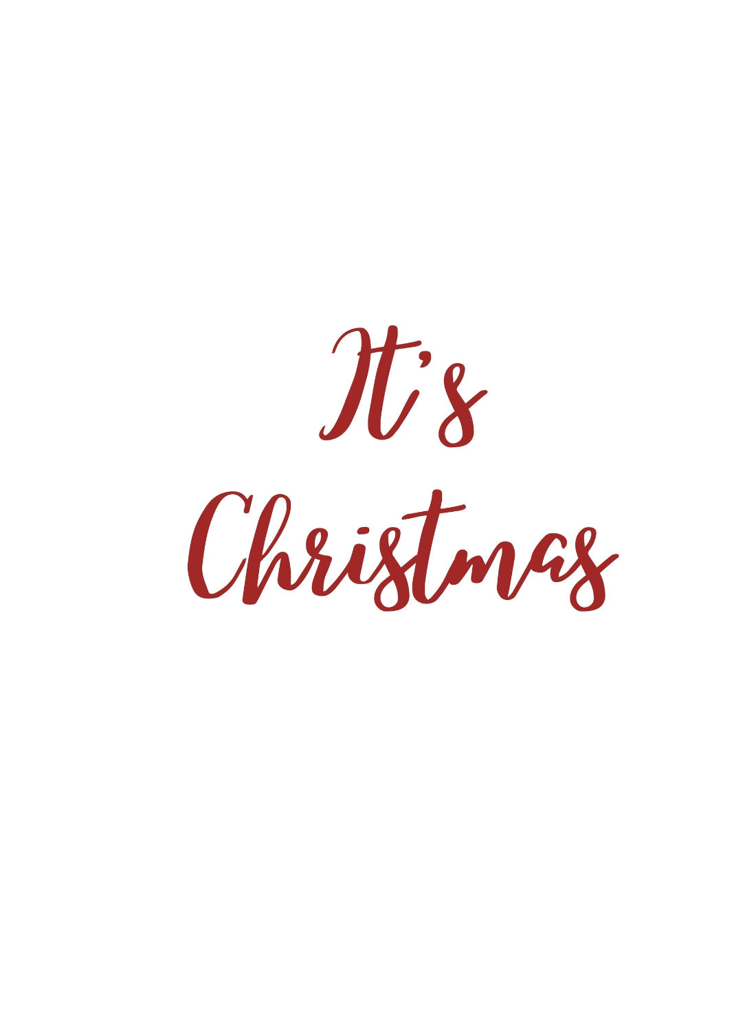 It’s Christmas Poster