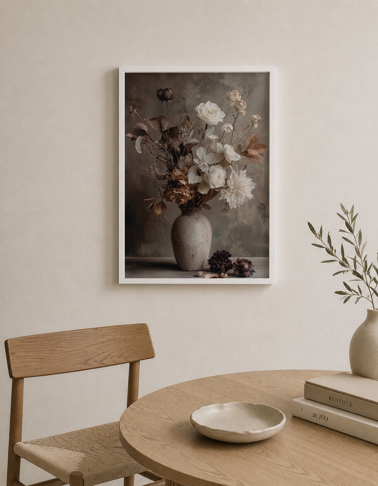 Rustic Flowers Poster