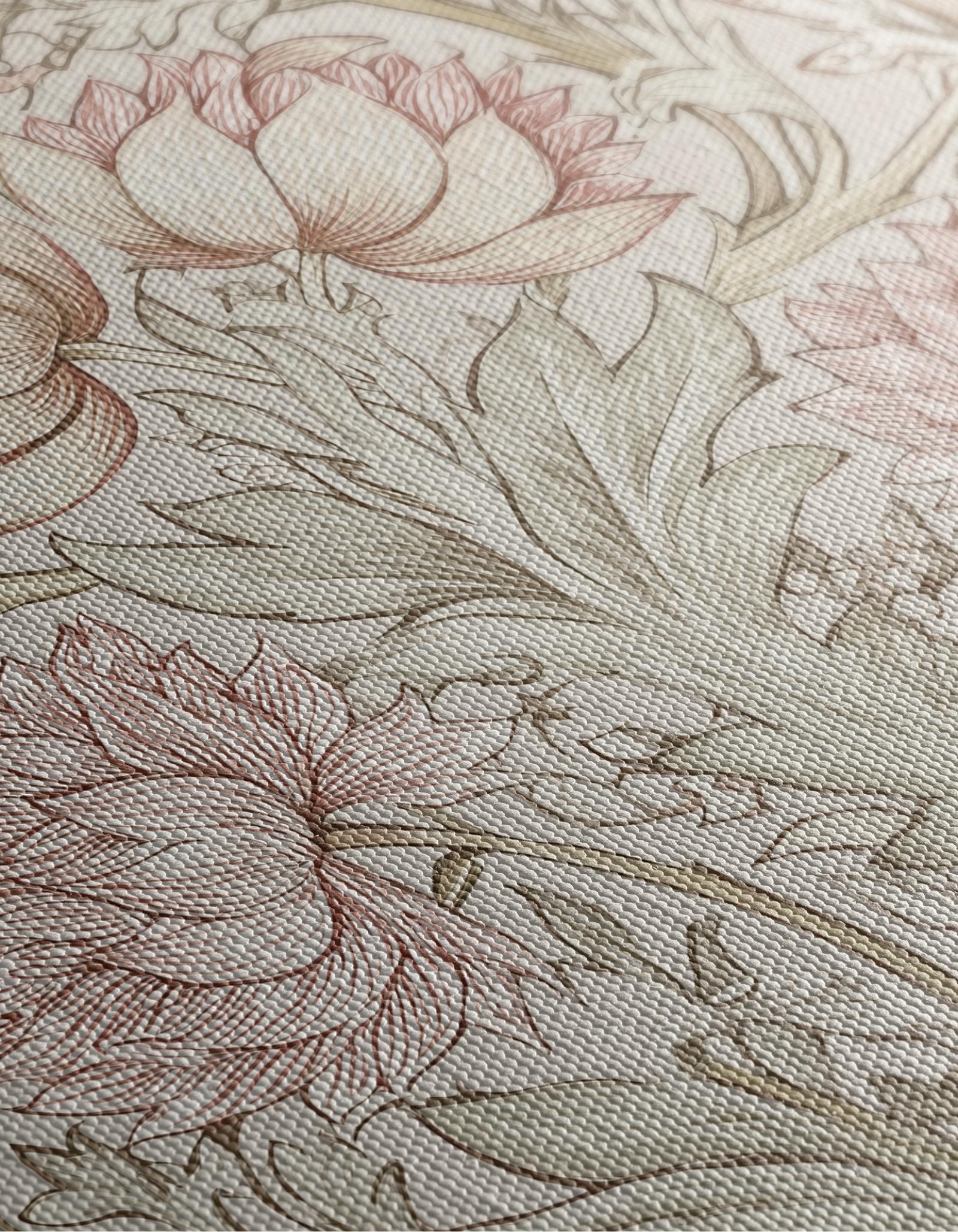 William Morris Blush Botanical Canvas No. 2
