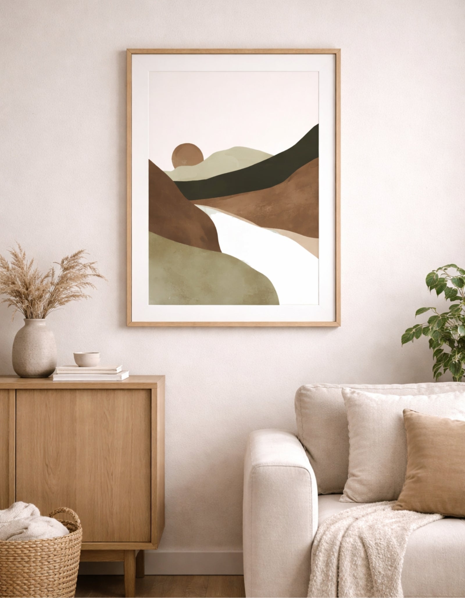 Abstract Landscape Poster