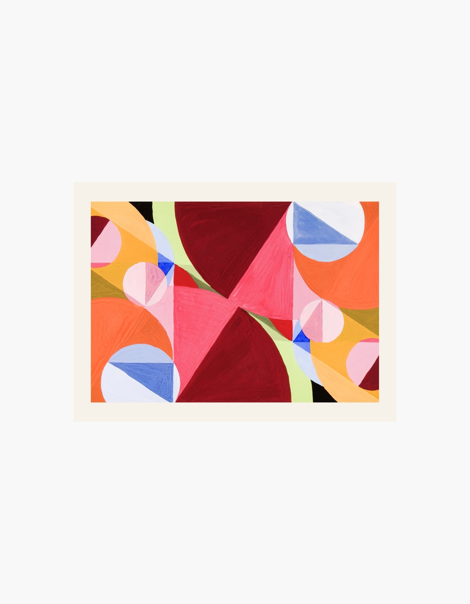 Joseph Schillinger  Area Broken by Perpendiculars Poster