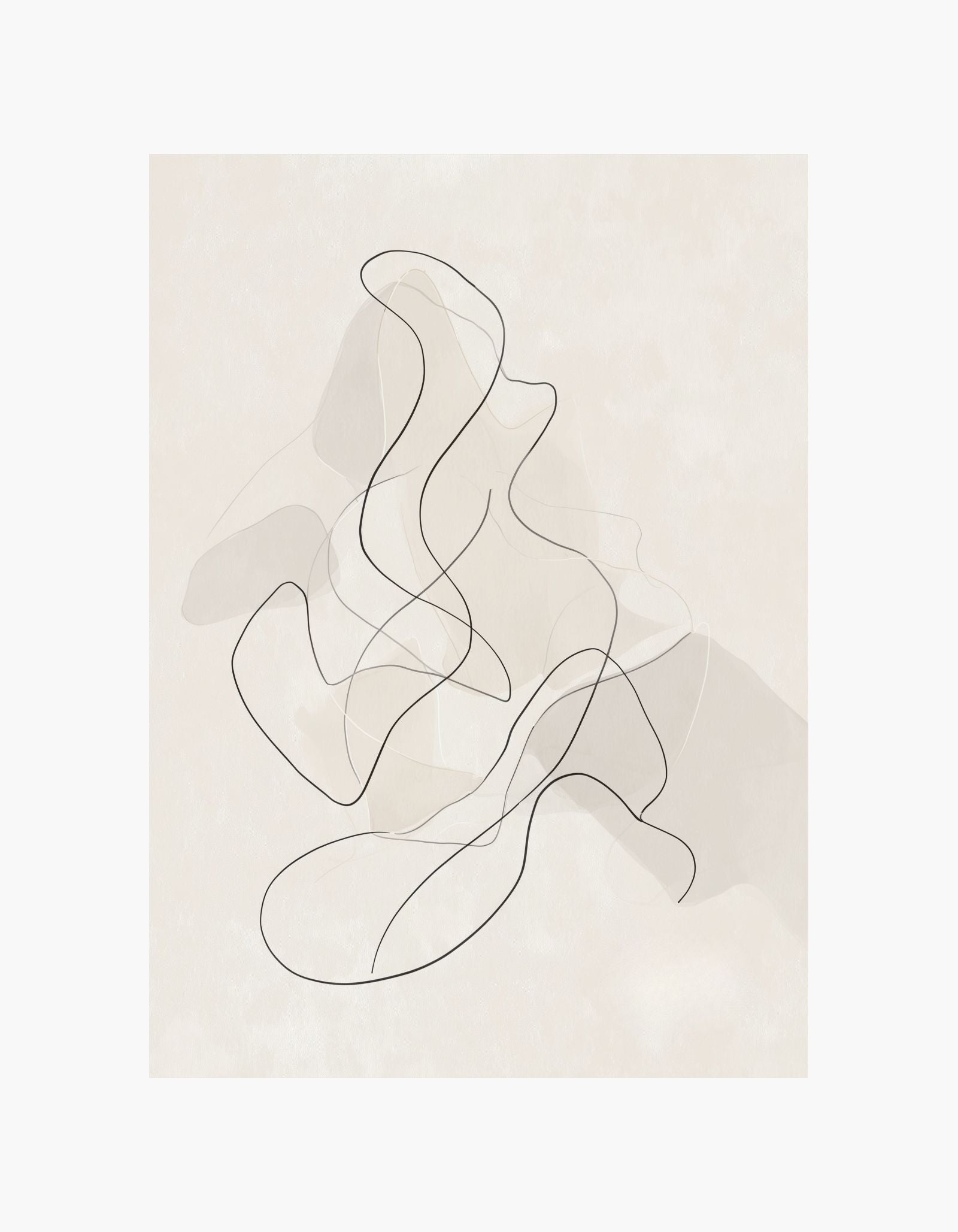 Minimal Figure Lines Poster