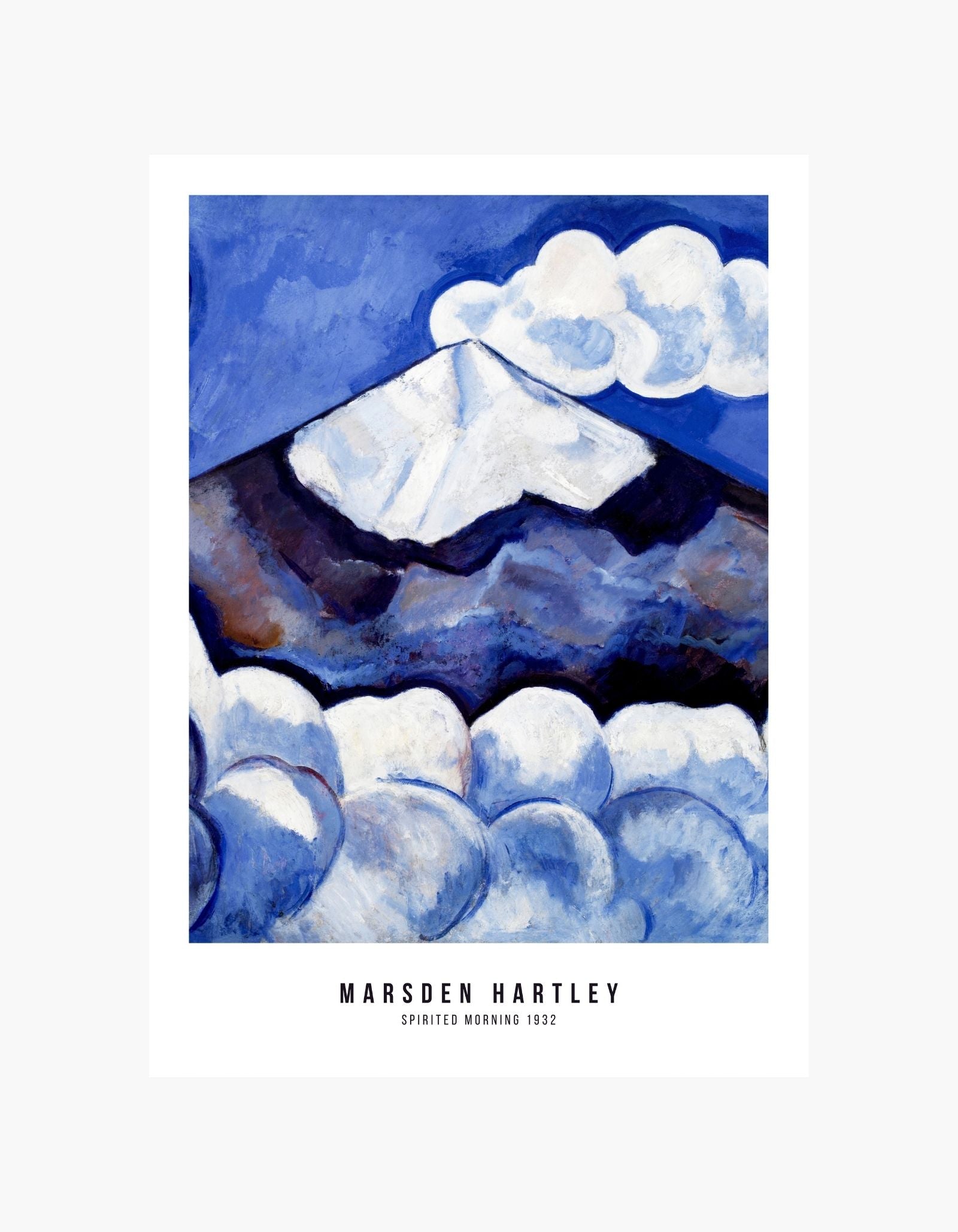 Marsden Hartley Spirited Morning Poster