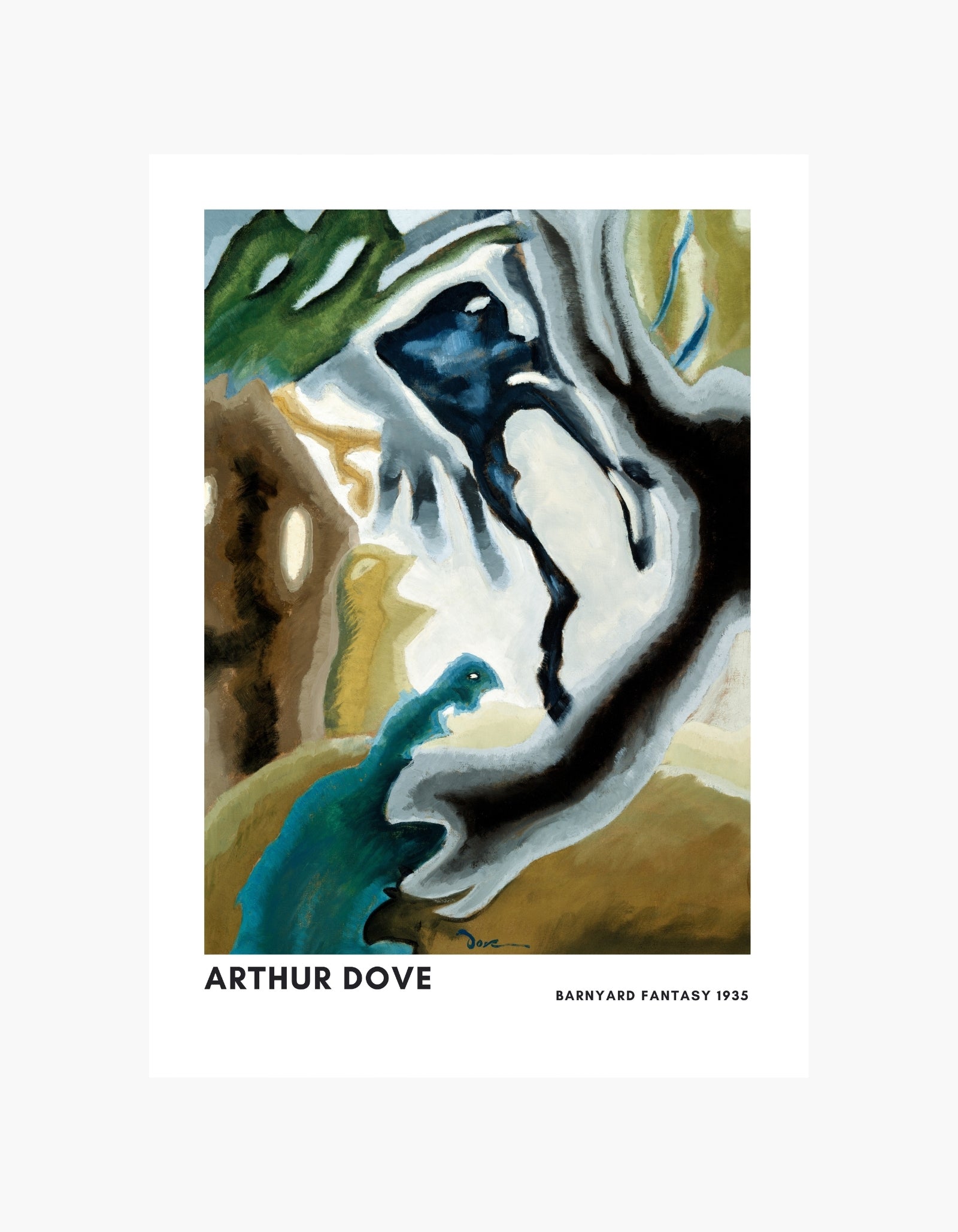 Arthur Dove  Barnyard Fantasy Poster