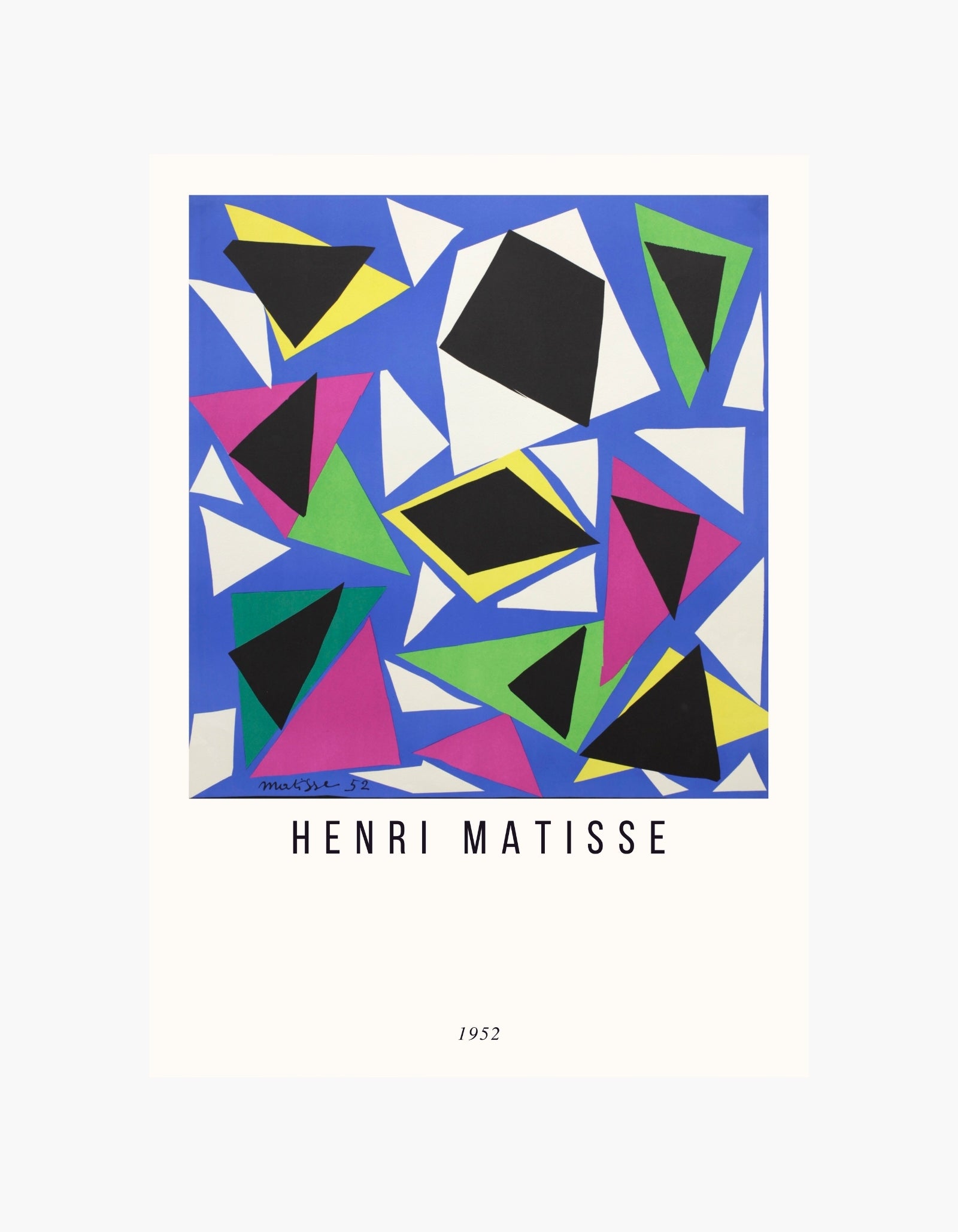 Henri Matisse Gouaches Découpées Poster
