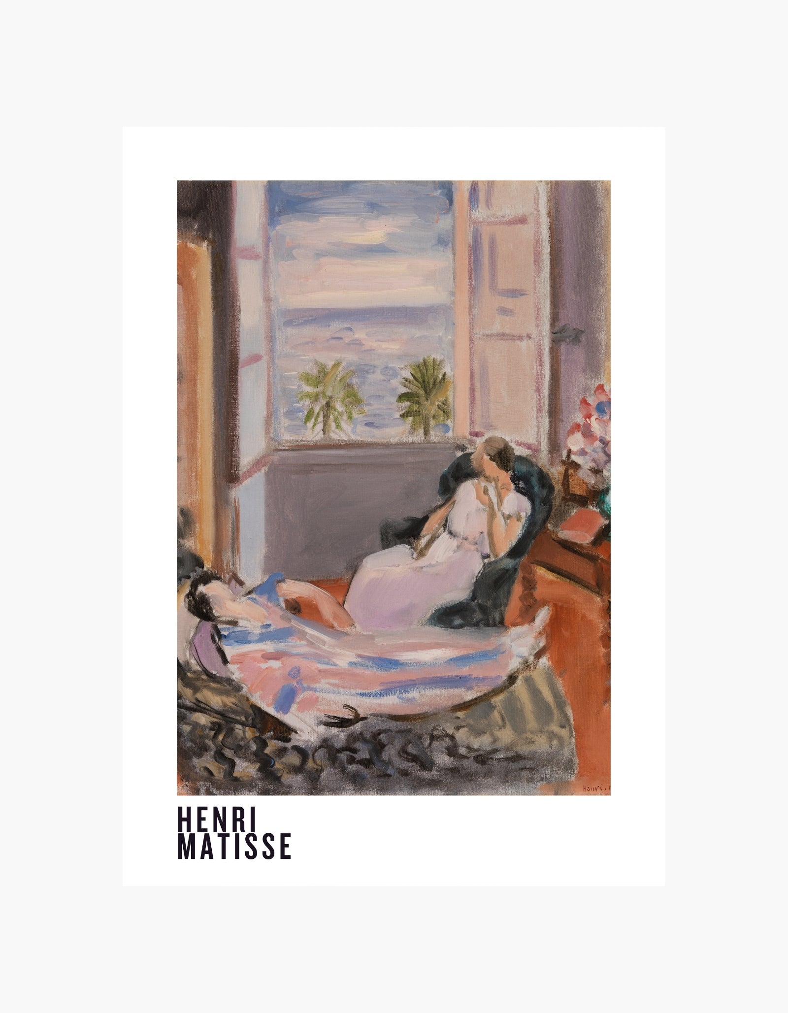 Henri Matisse Interior with Figure Poster