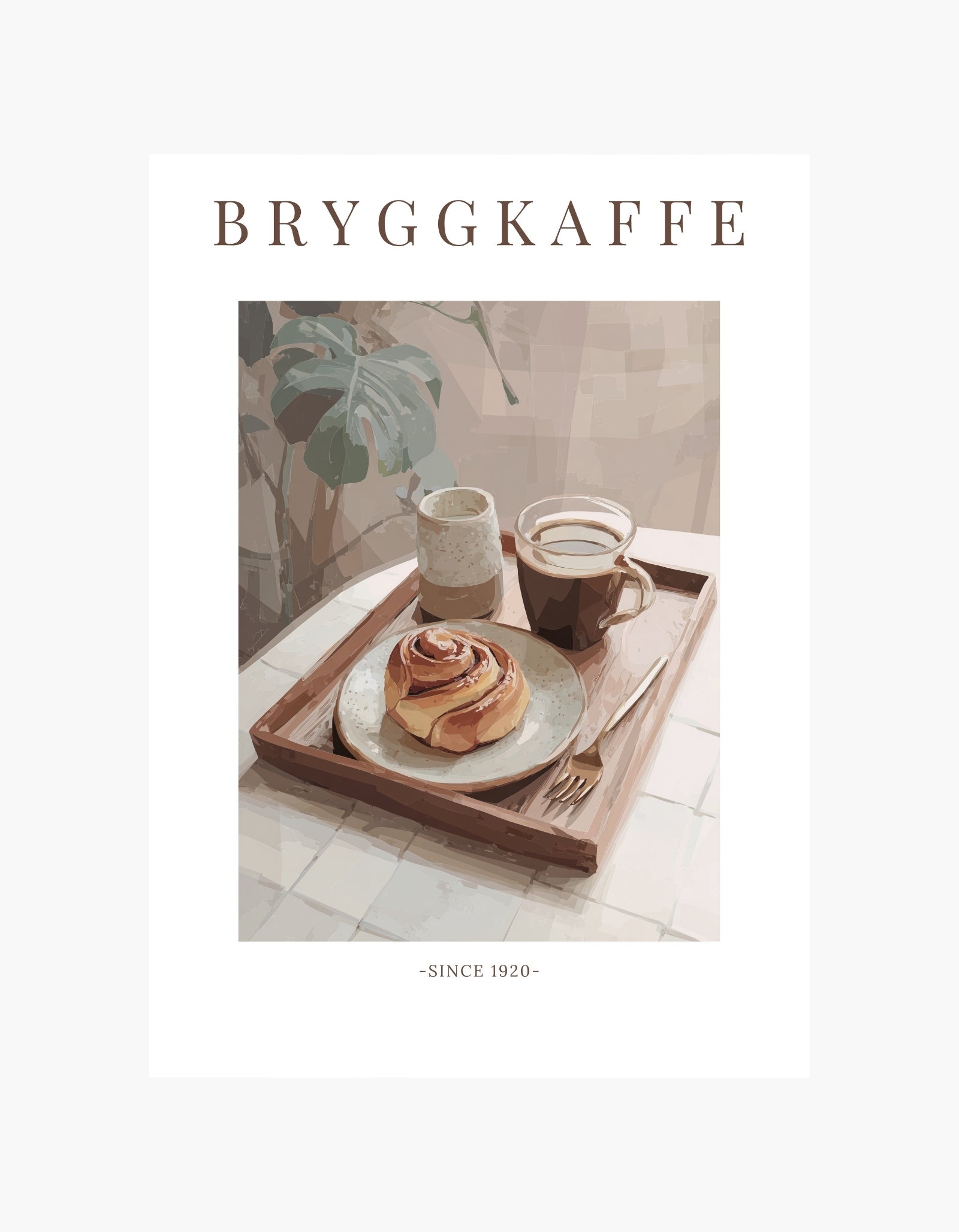 Bryggkaffe Poster