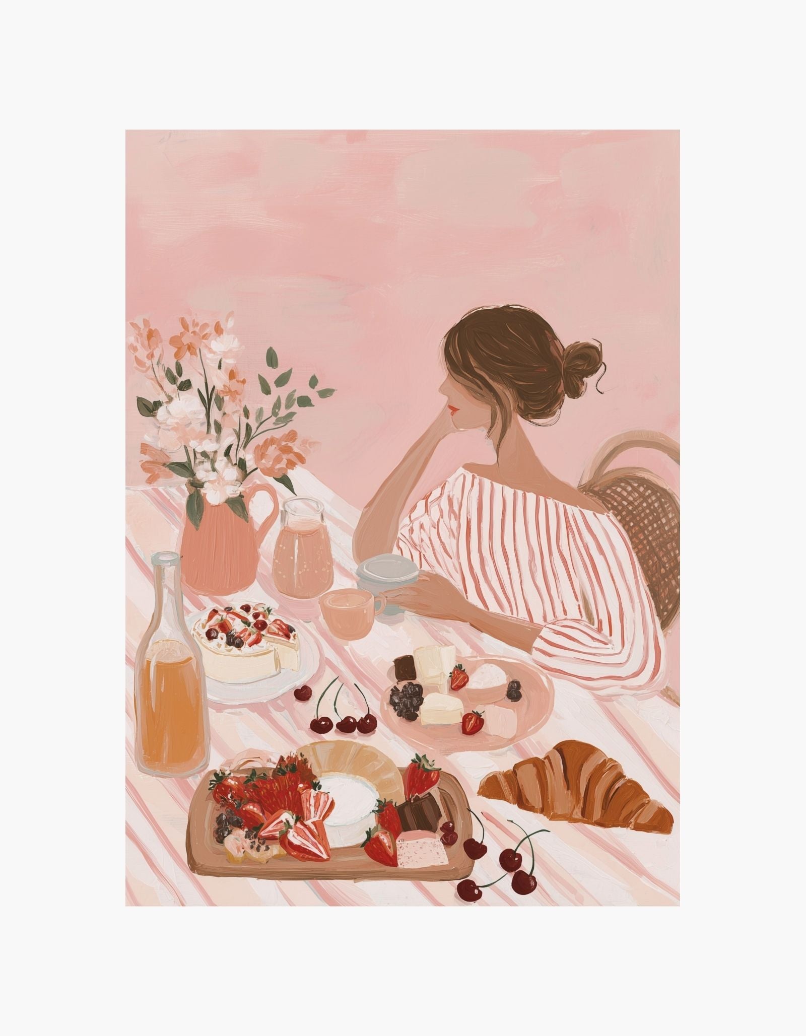 Soft Morning Brunch Poster