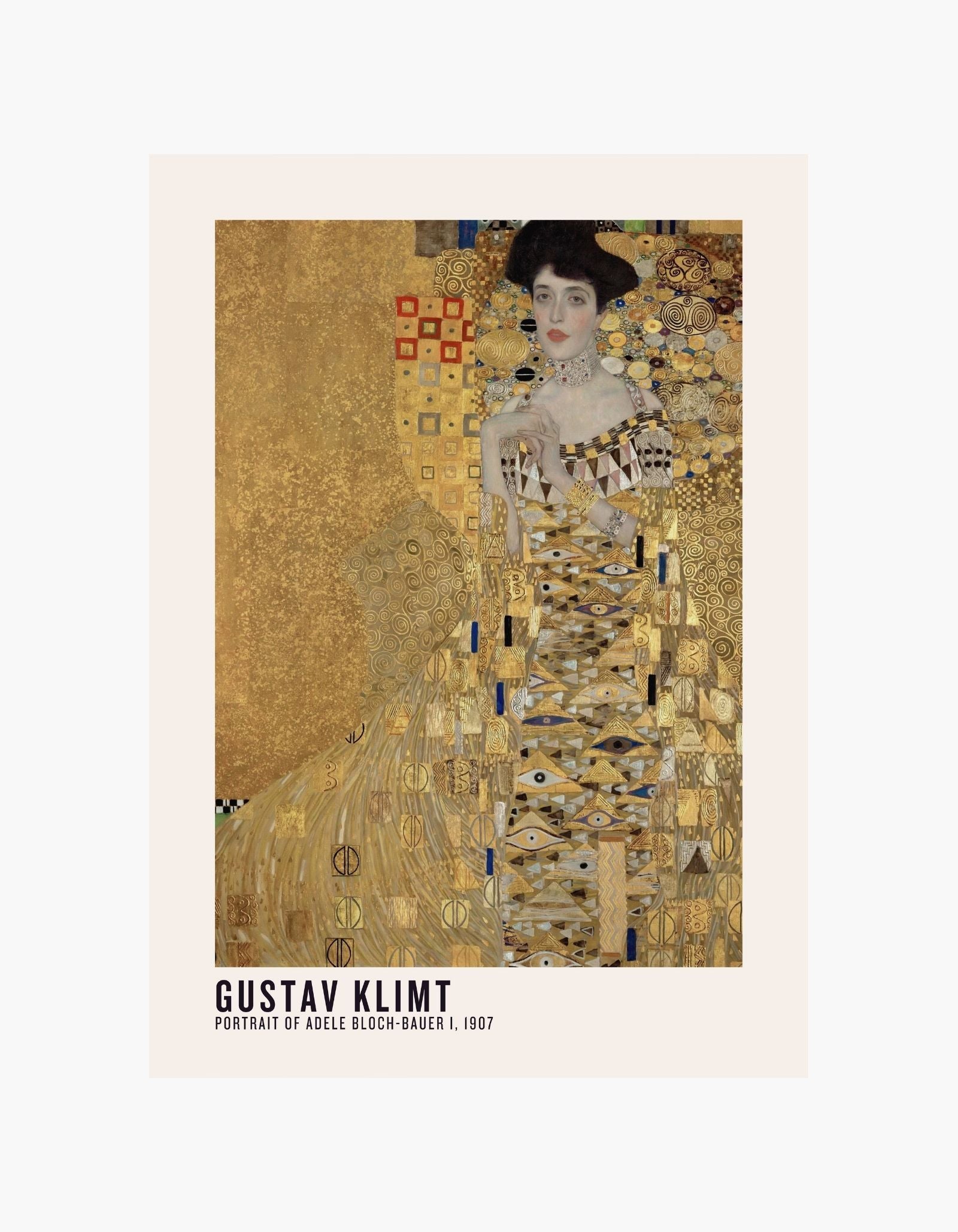 Gustav Klimt Portrait of Adele Bloch Bauer Poster