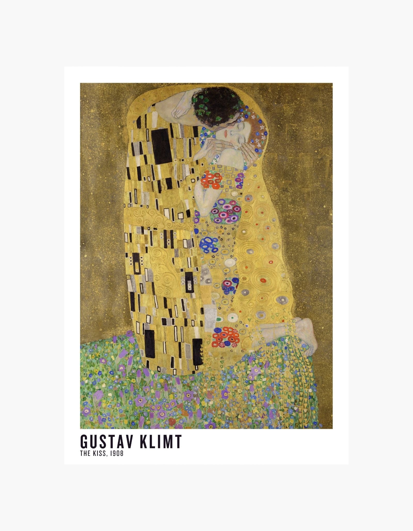 Gustav Klimt The Kiss Poster