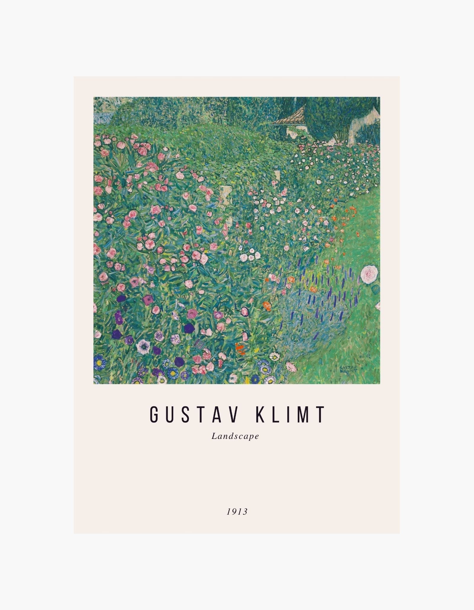 Gustav Klimt Landscape Poster