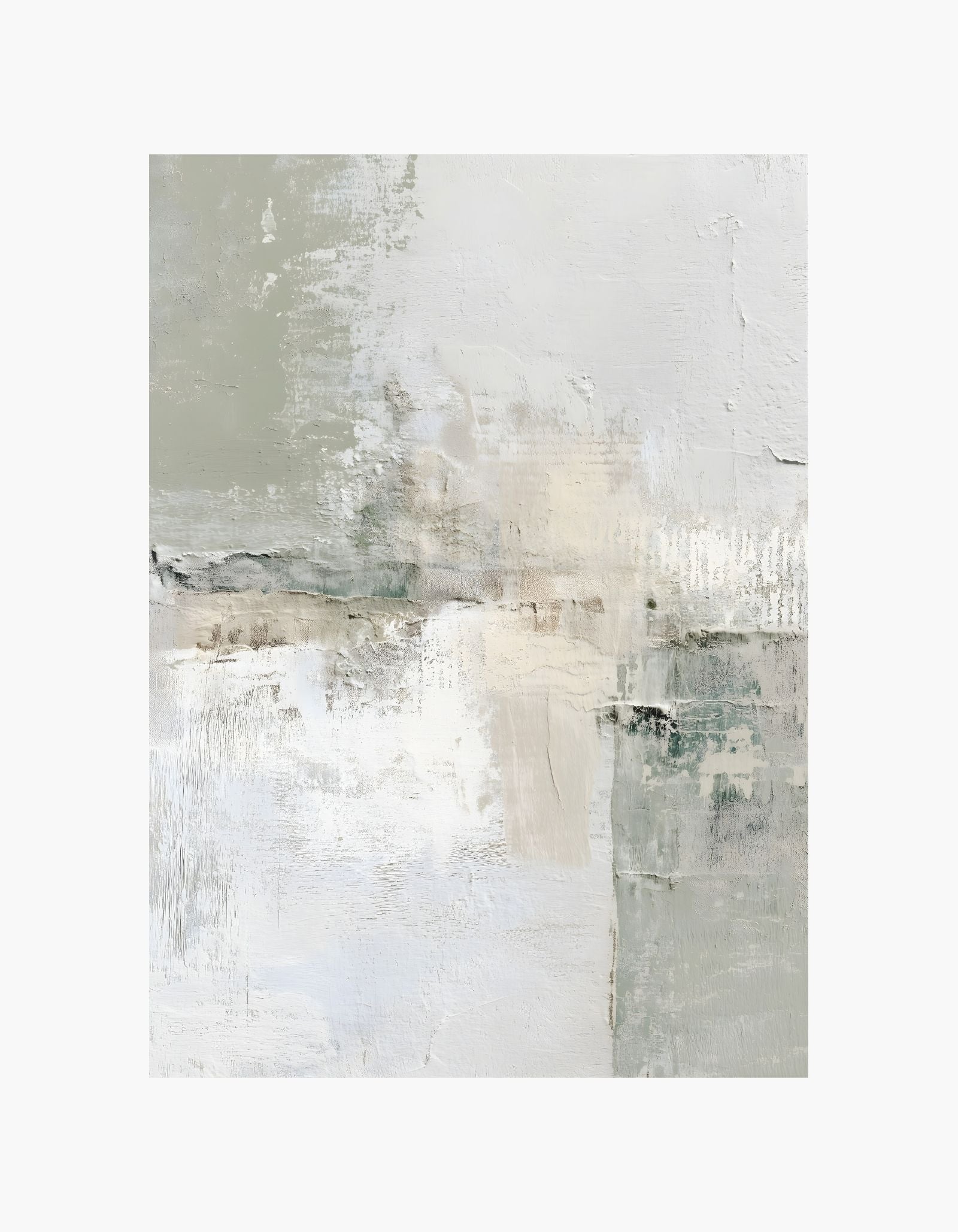 Soft Neutral Abstract No2 Poster