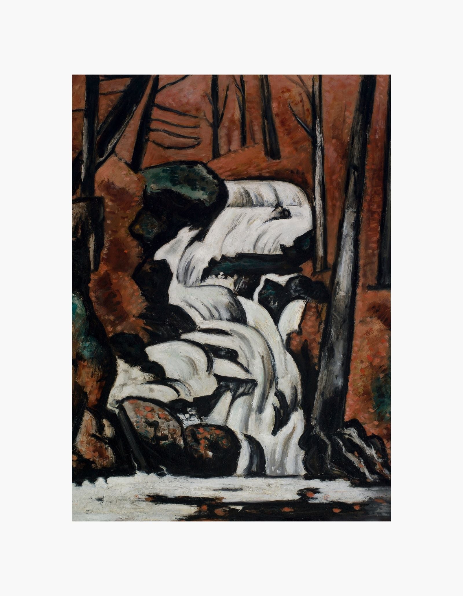 Marsden Hartley Melting Brook Falls Poster