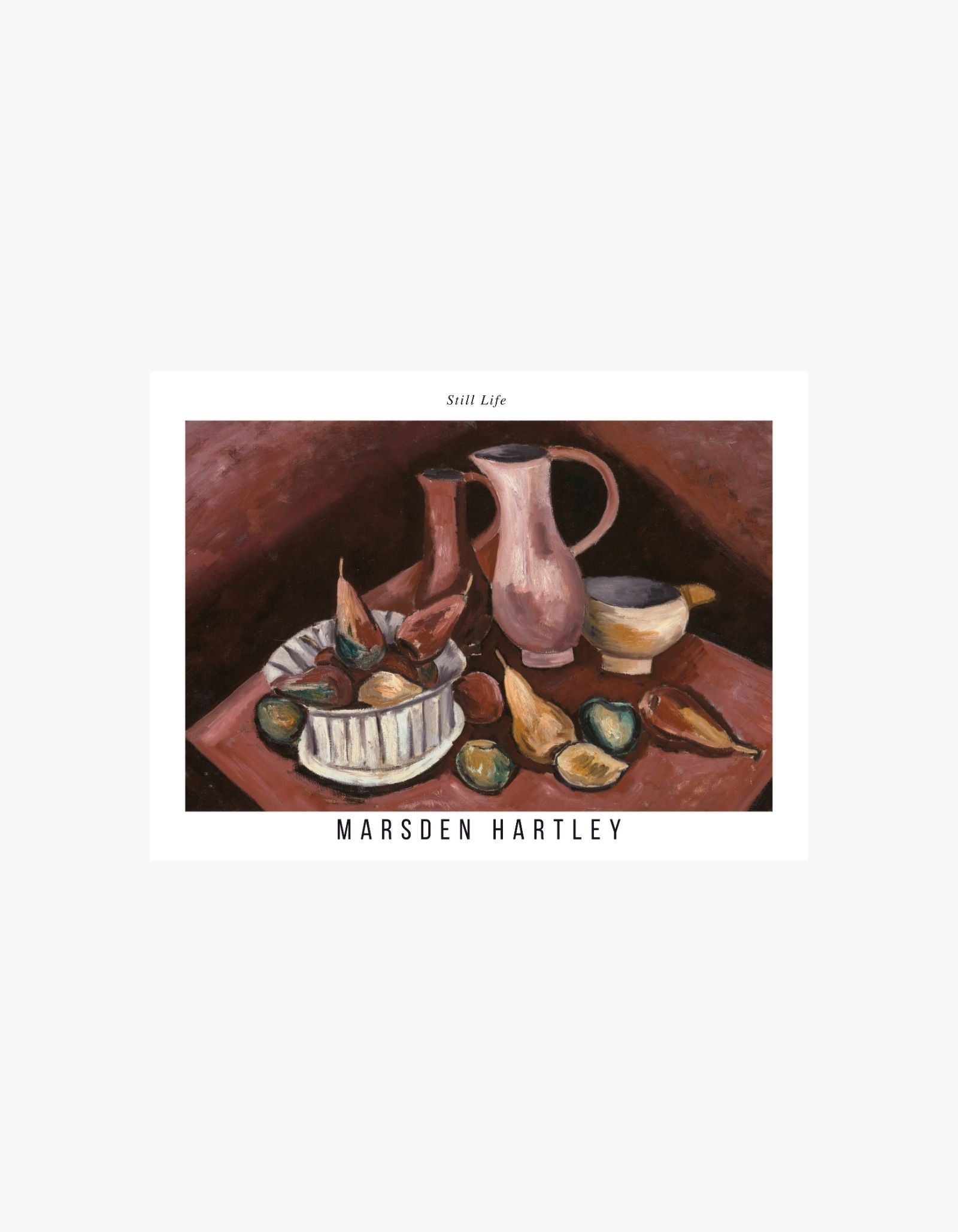 Marsden Hartley Still Life Poster